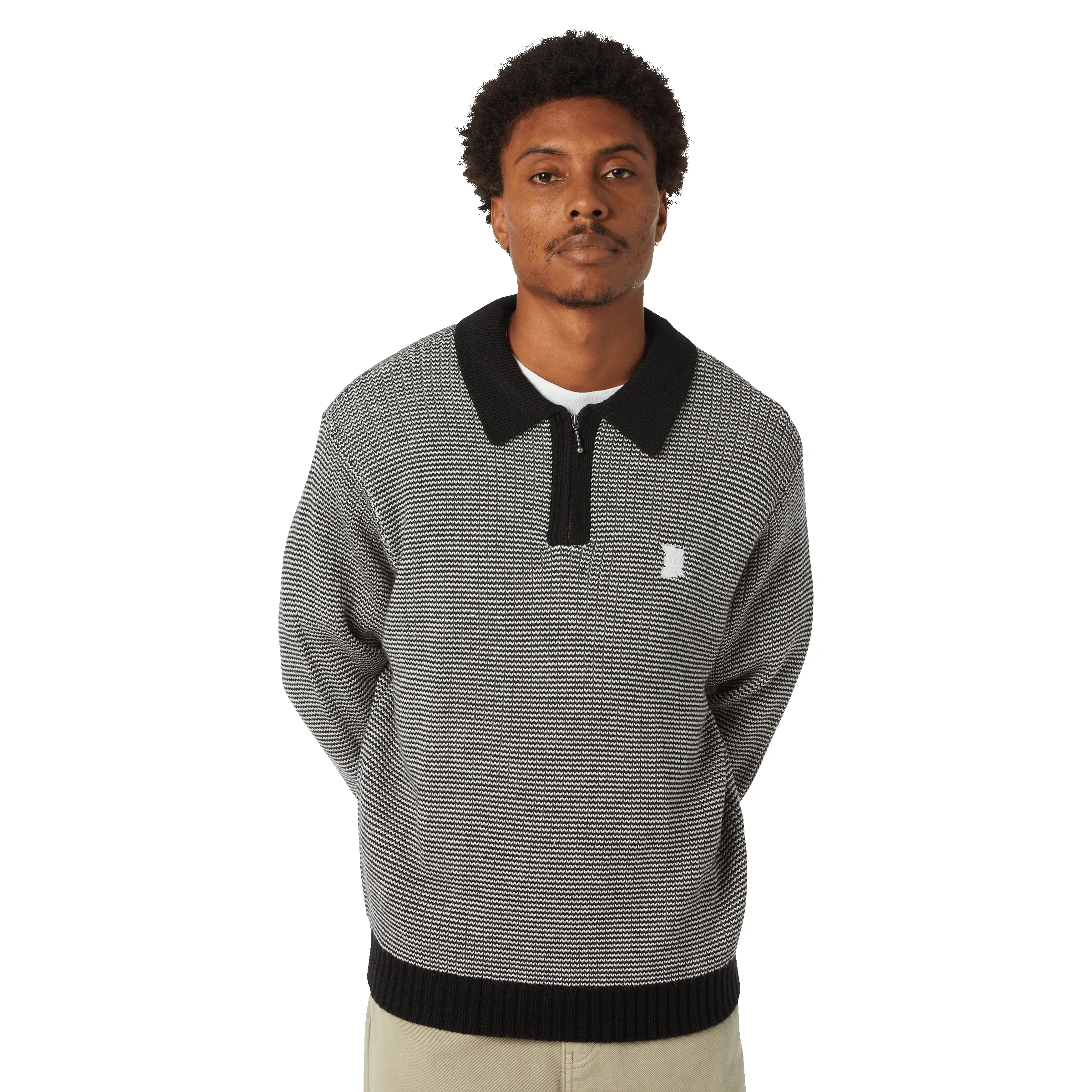 Megablast Two Tone Waffle Sweater sold by HUF product image thumbnail 4
