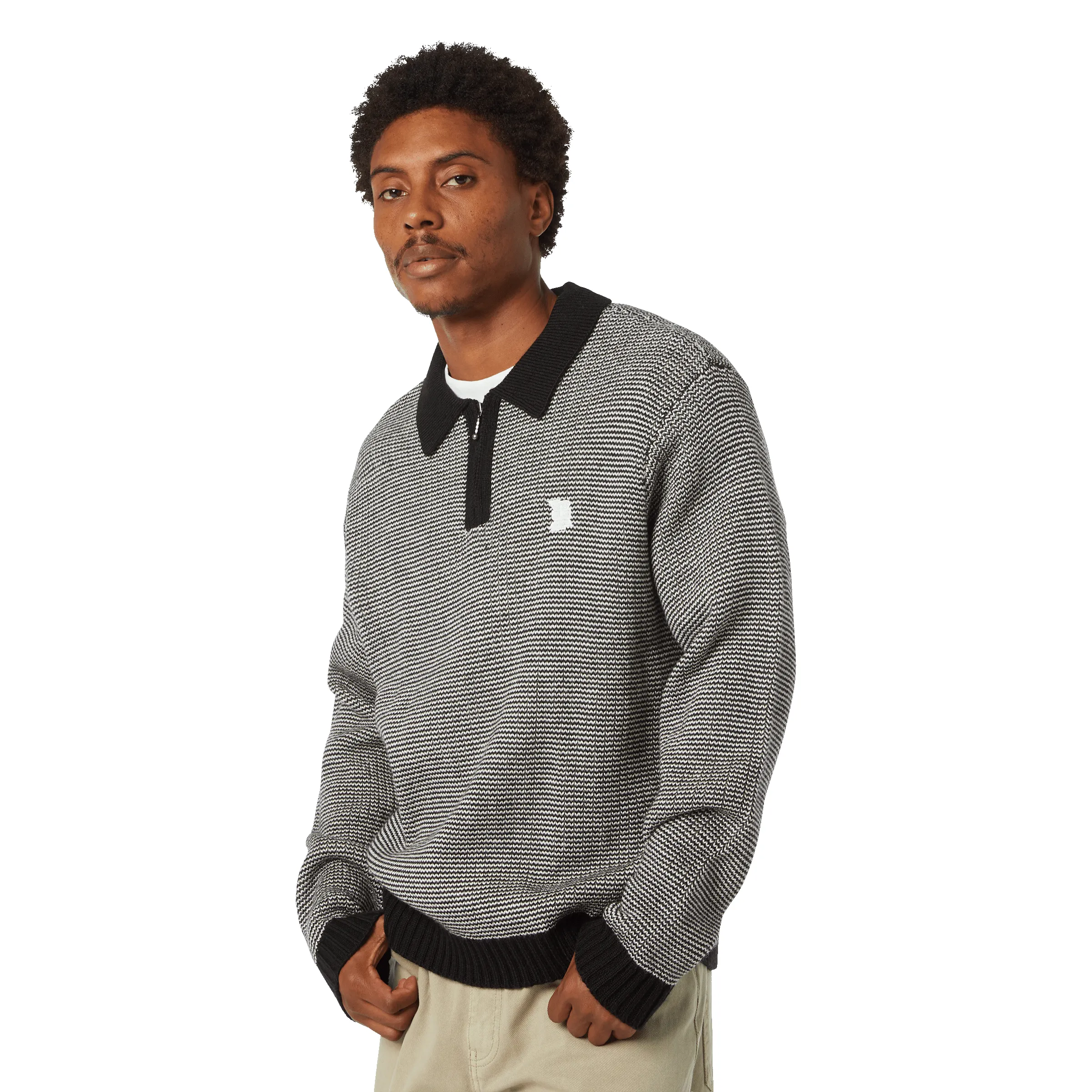 Megablast Two Tone Waffle Sweater sold by HUF product image thumbnail 5