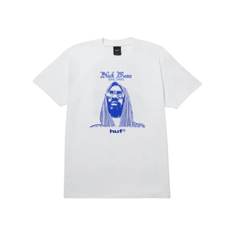 HUF x Isaac Hayes Black Moses Heavyweight T-Shirt sold by HUF