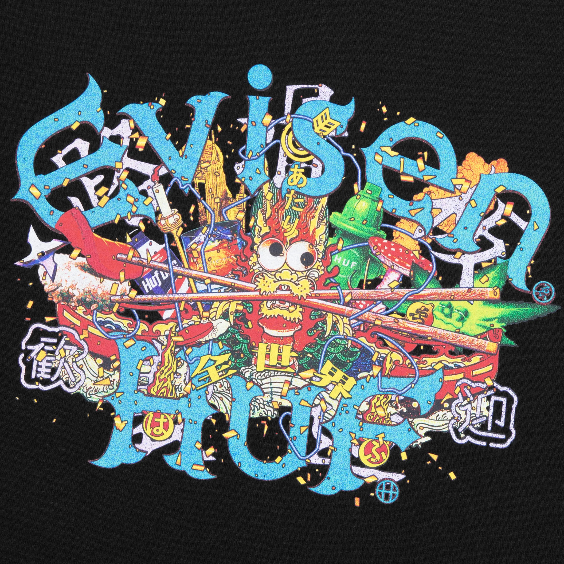 HUF x Evisen Dragon T-Shirt sold by HUF product image thumbnail 2