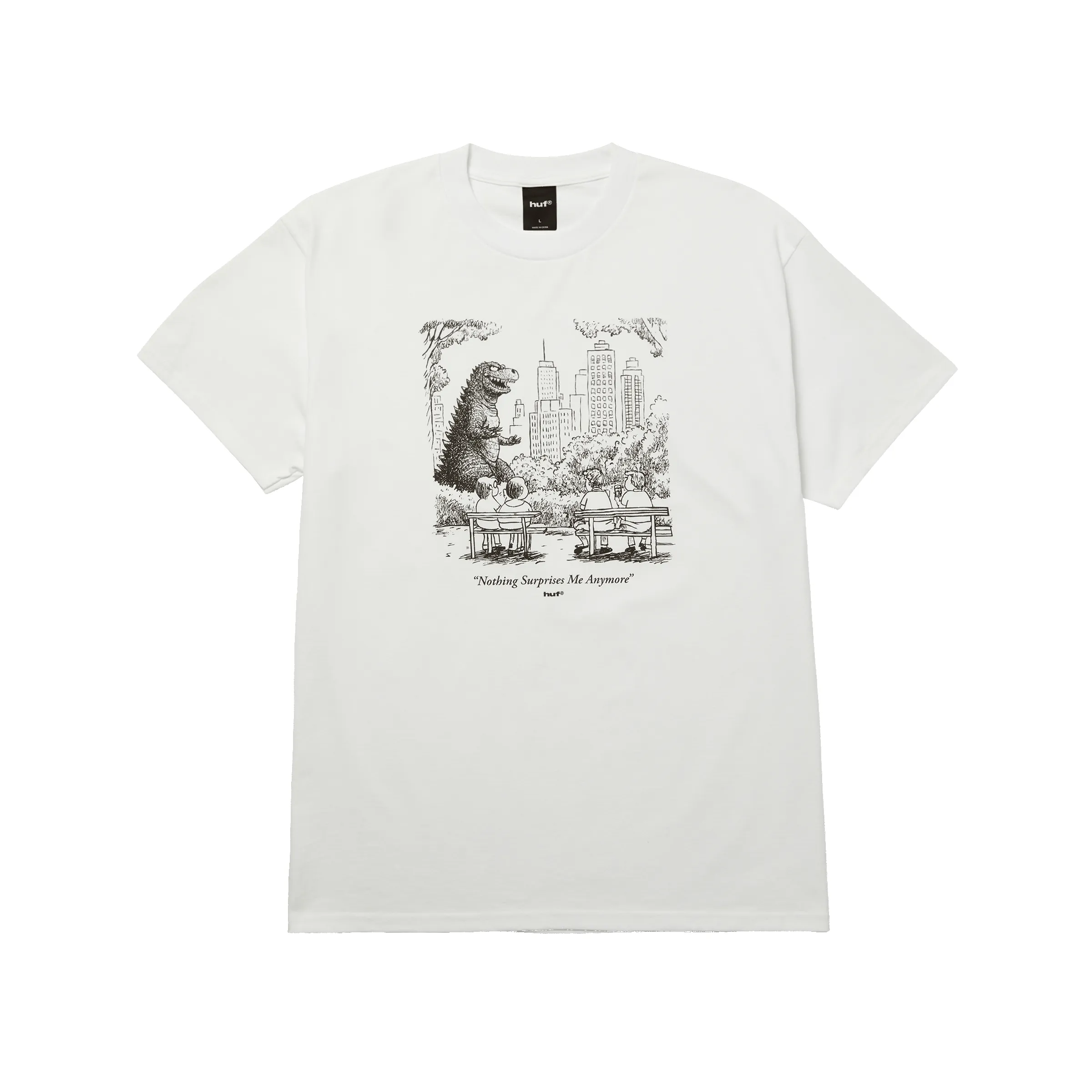 Nothing Surprises Me T-Shirt sold by HUF