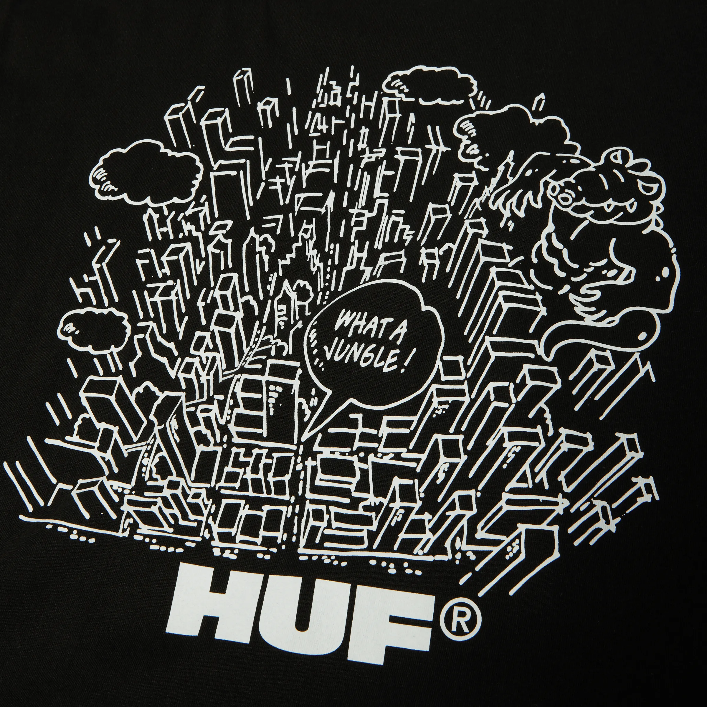 What A Jungle T-Shirt sold by HUF product image thumbnail 3