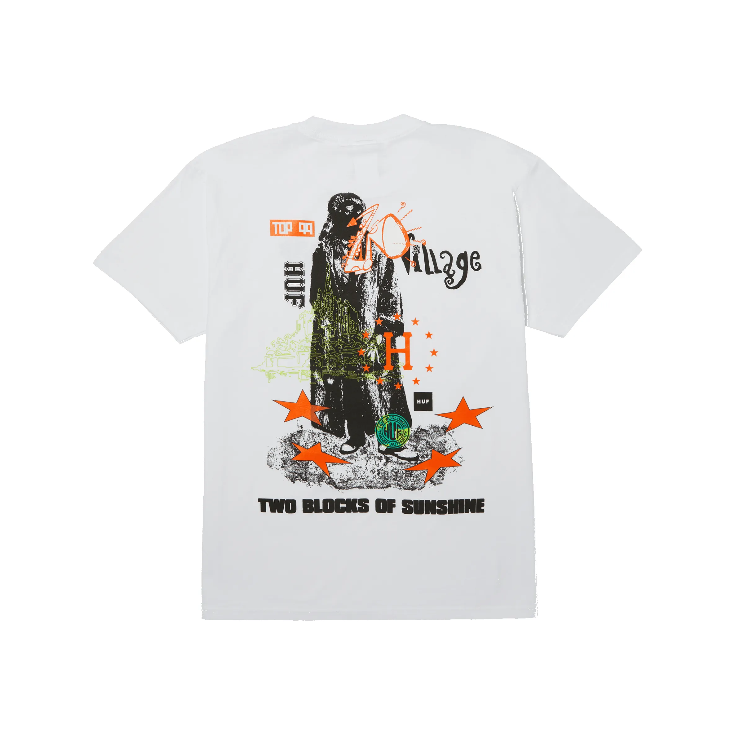 Two Blocks Of Sunshine T-Shirt sold by HUF