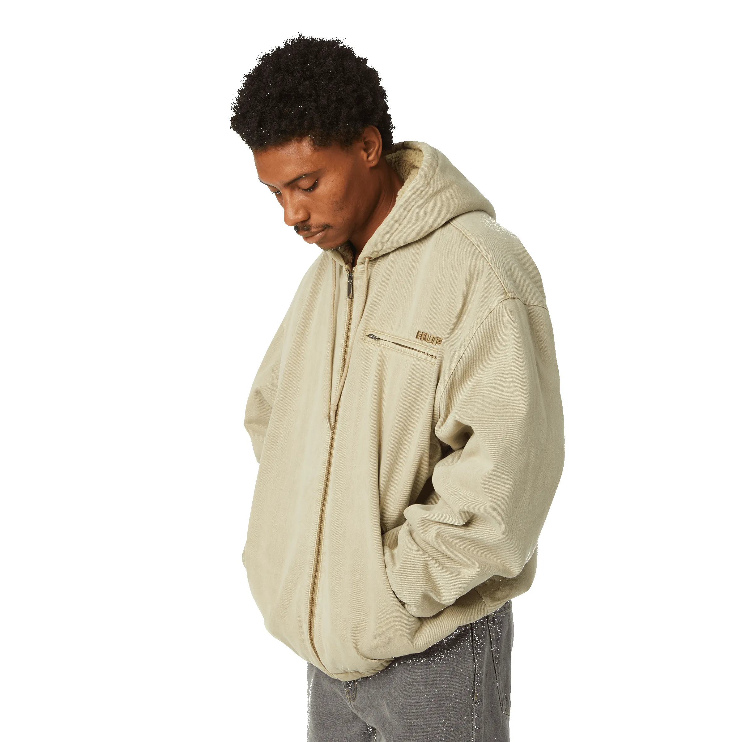 What A Jungle Denim Work Jacket sold by HUF product image thumbnail 5