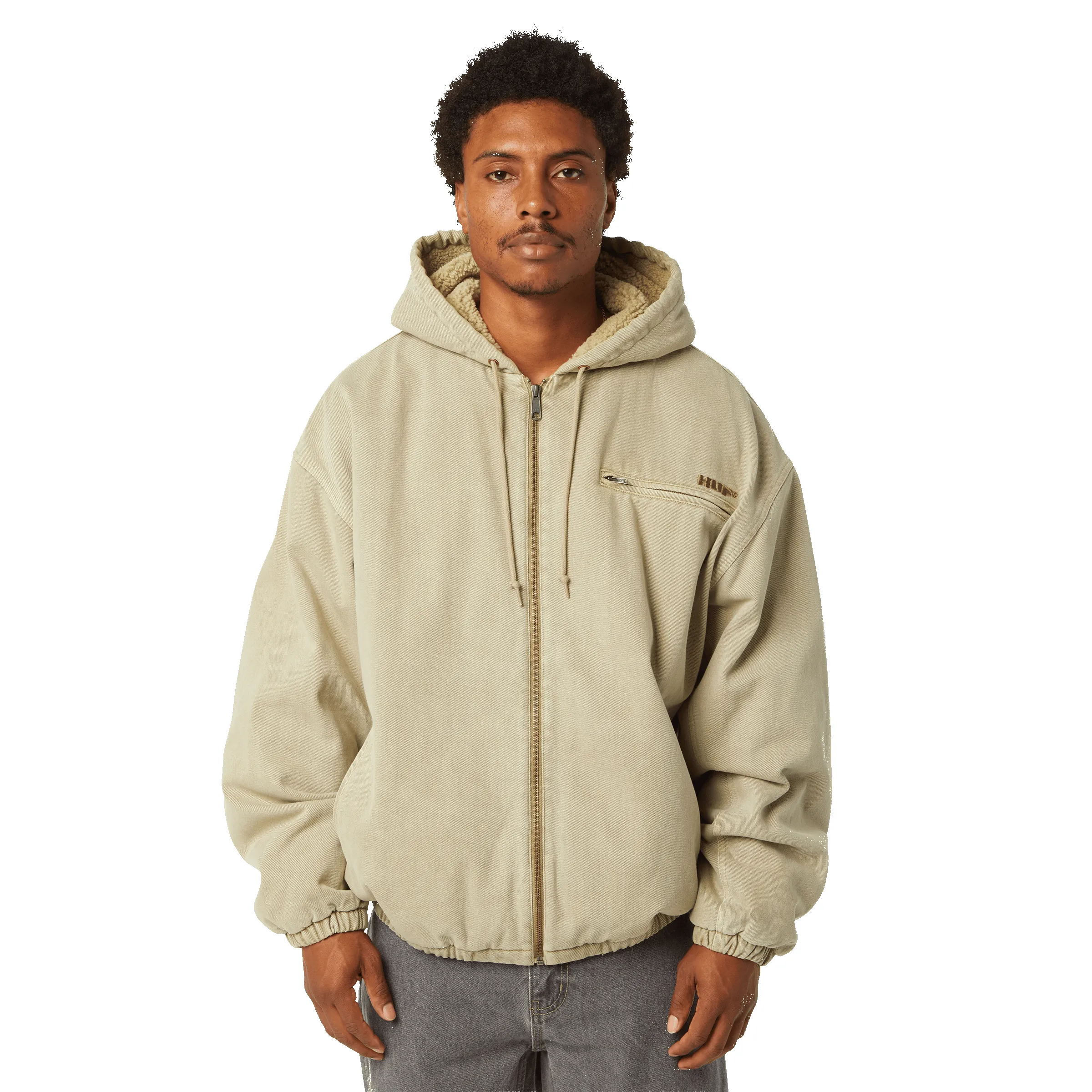What A Jungle Denim Work Jacket sold by HUF product image thumbnail 4