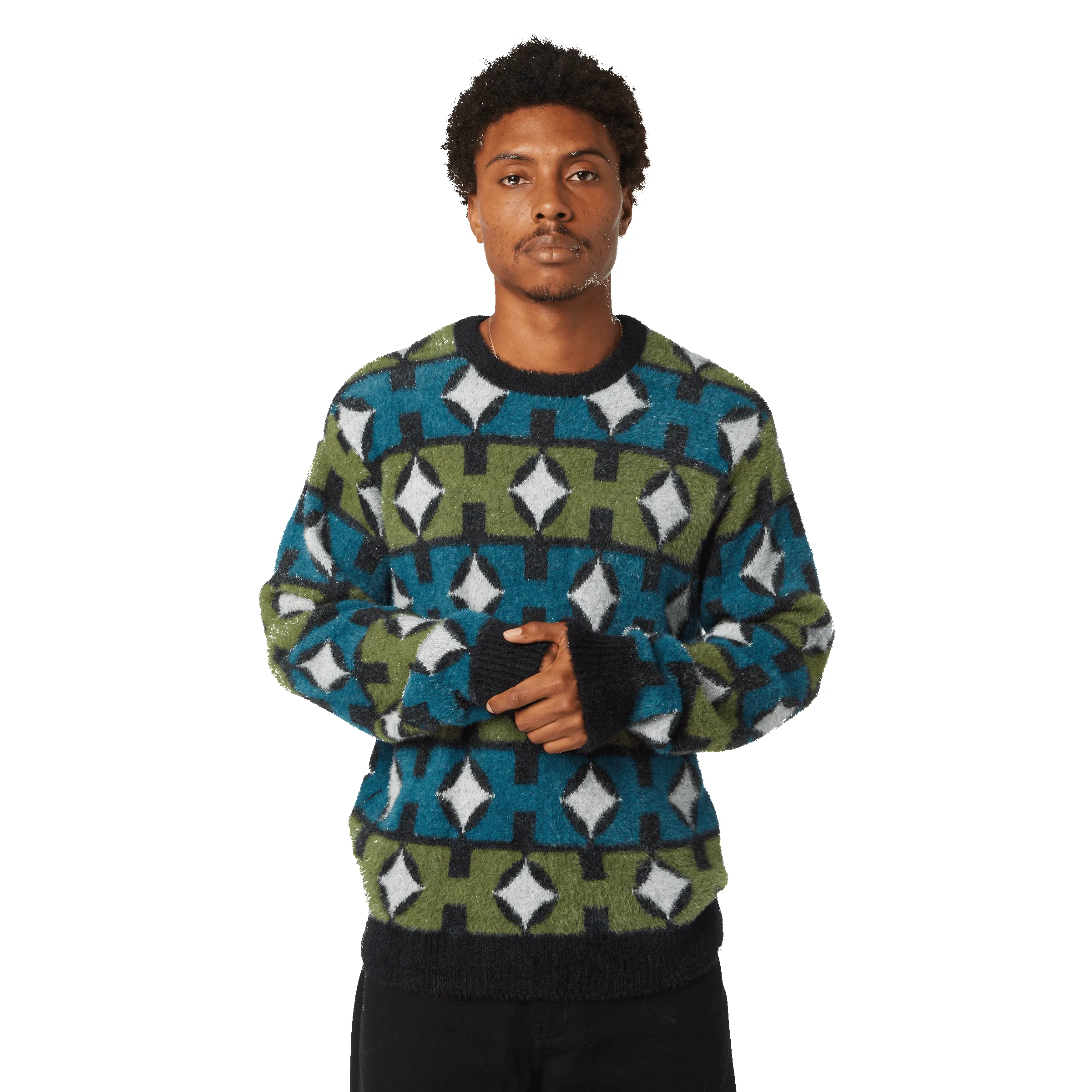 Space Age Crewneck Sweater sold by HUF product image thumbnail 5