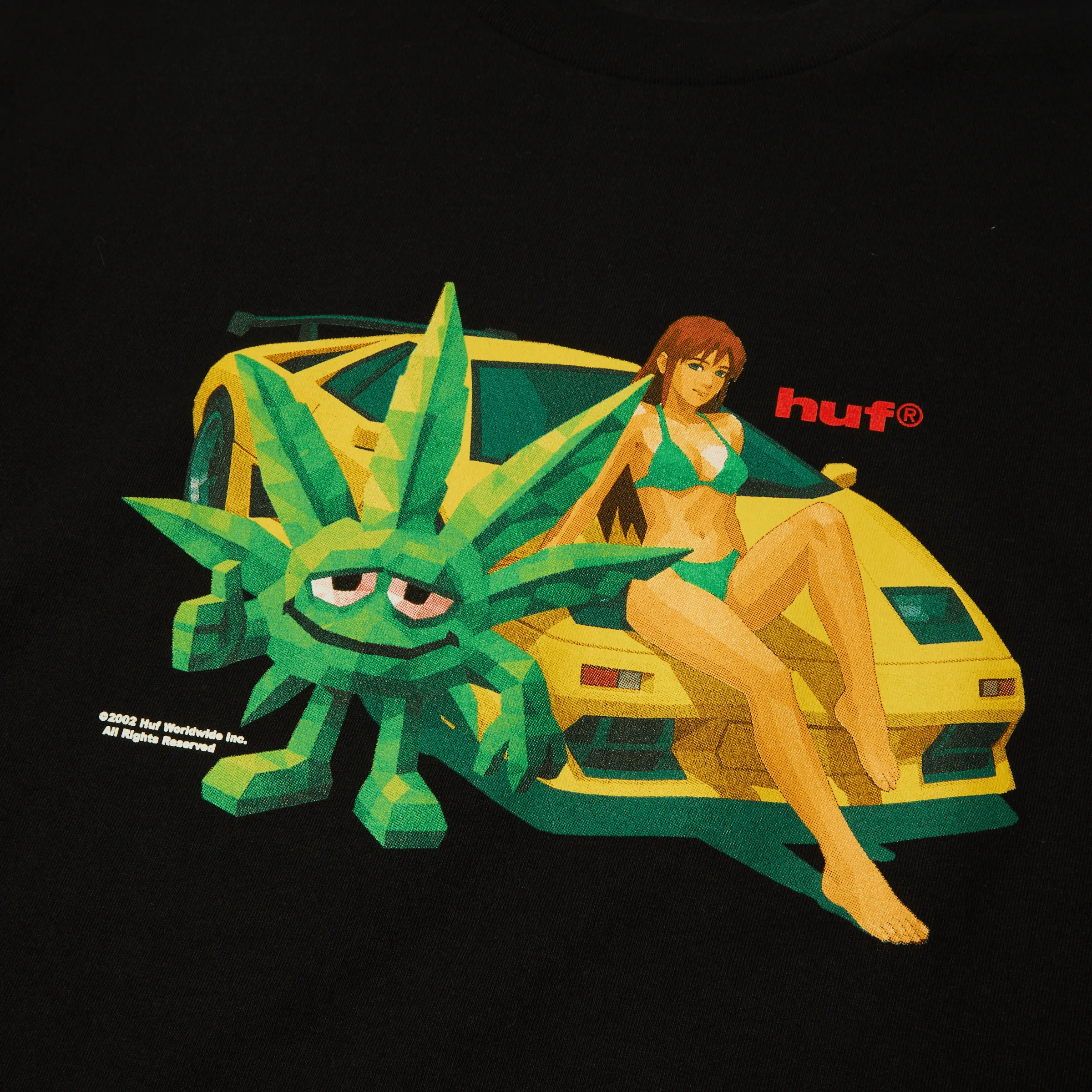 Green Buddy 64 T-Shirt sold by HUF product image thumbnail 2