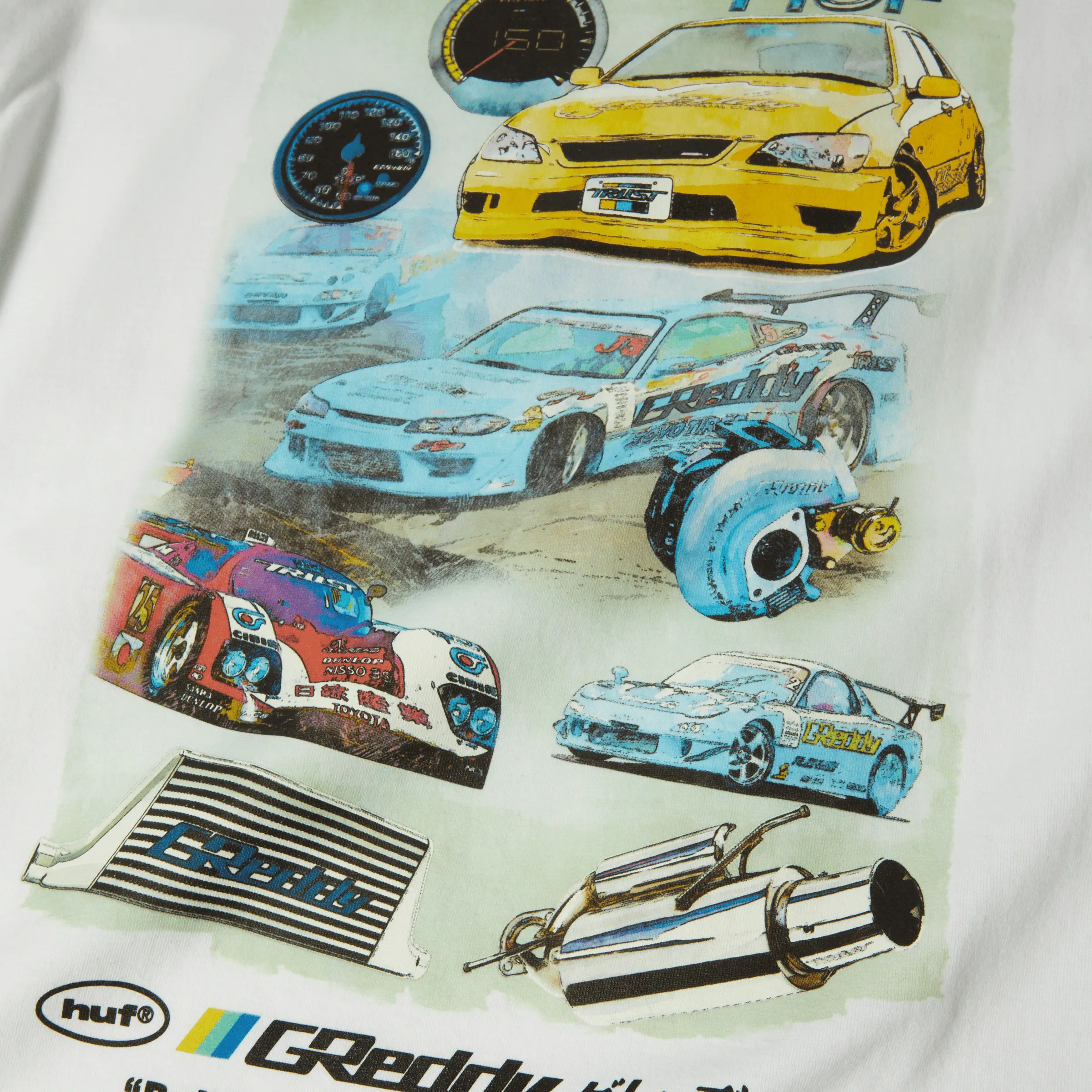 HUF x GReddy Parts T-Shirt sold by HUF product image thumbnail 4