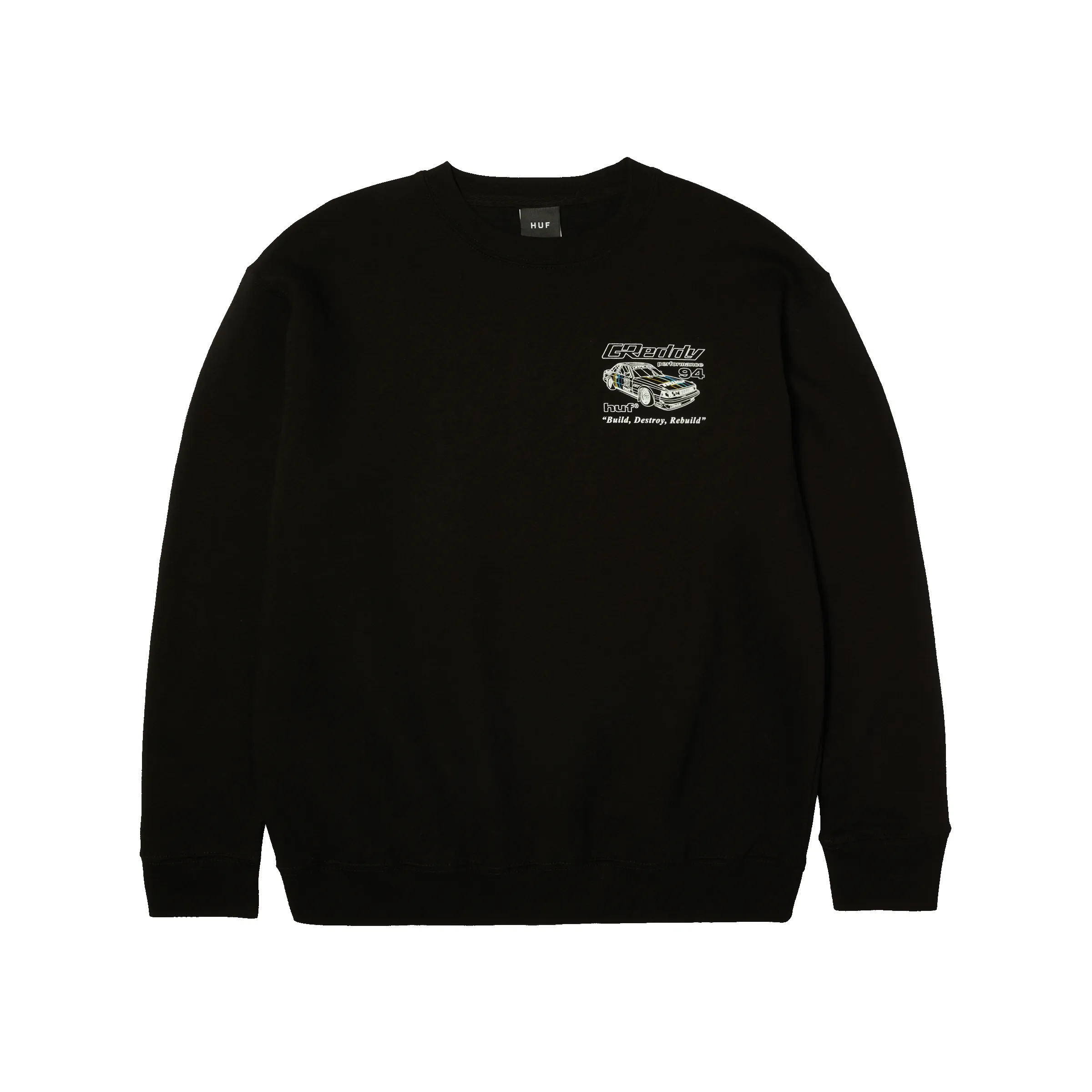 HUF x GReddy Retro Mod Crewneck Sweatshirt sold by HUF product image thumbnail 2