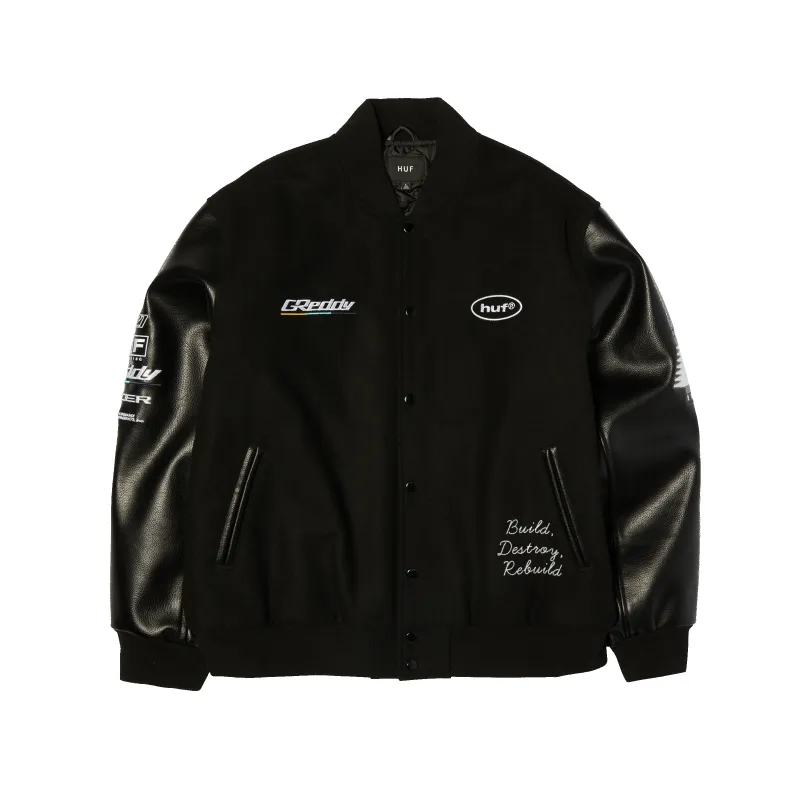 HUF x J Dilla The Basement Varsity Jacket | Parallel HUF x J Dilla The Basement Varsity Jacket | Parallel