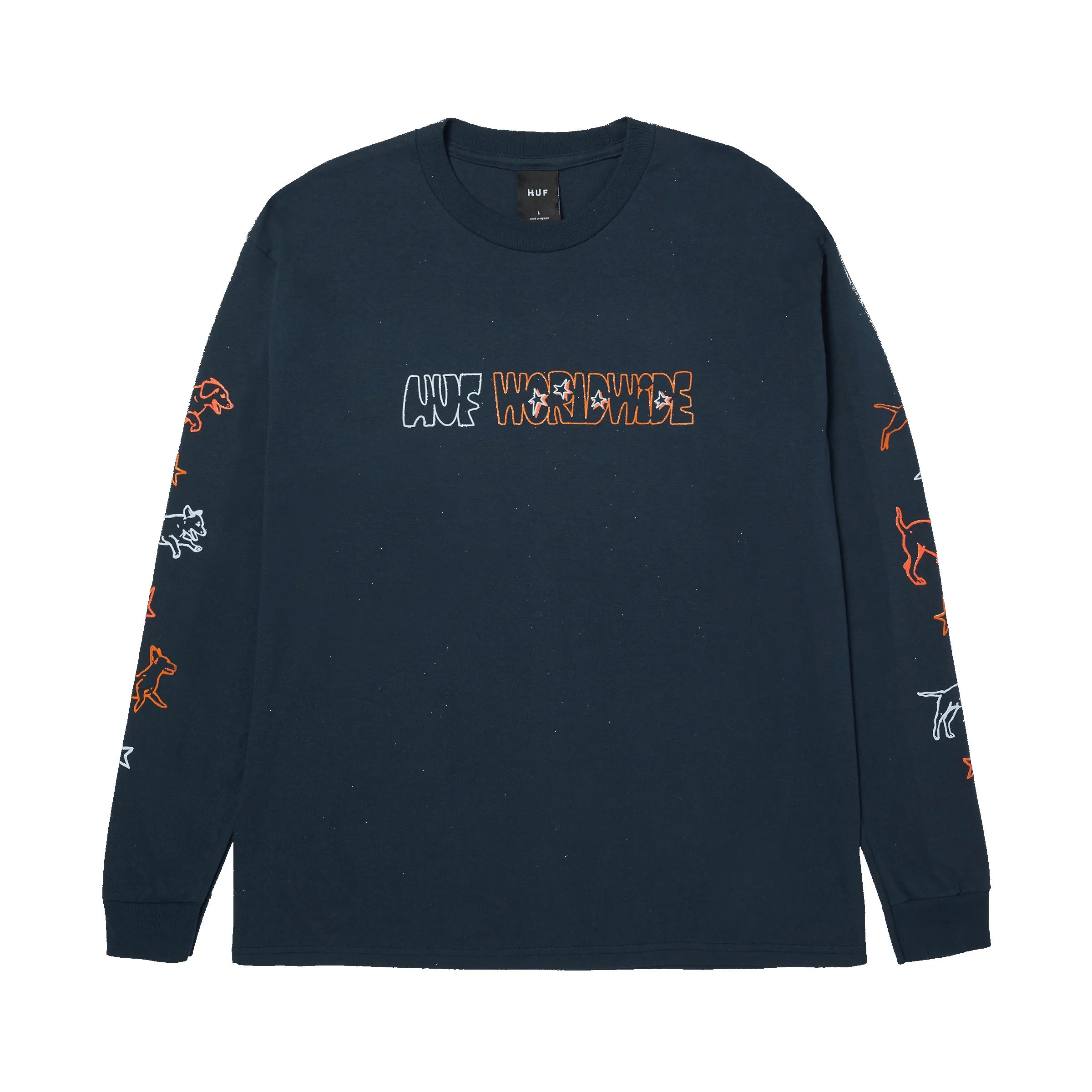 Fetch Long Sleeve T-Shirt sold by HUF product image thumbnail 3