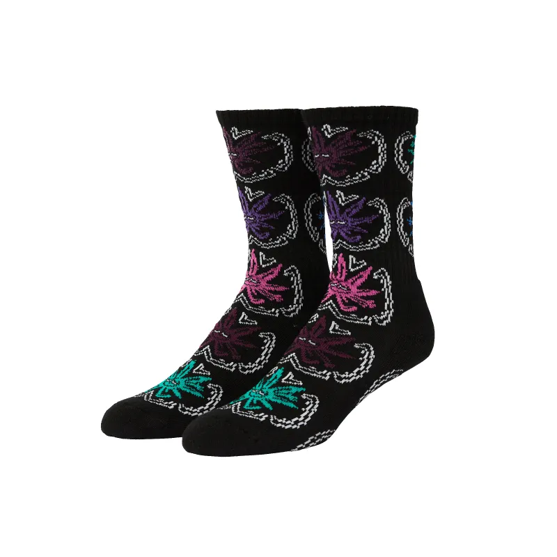 Green Buddy Snow Angel Sock sold by HUF