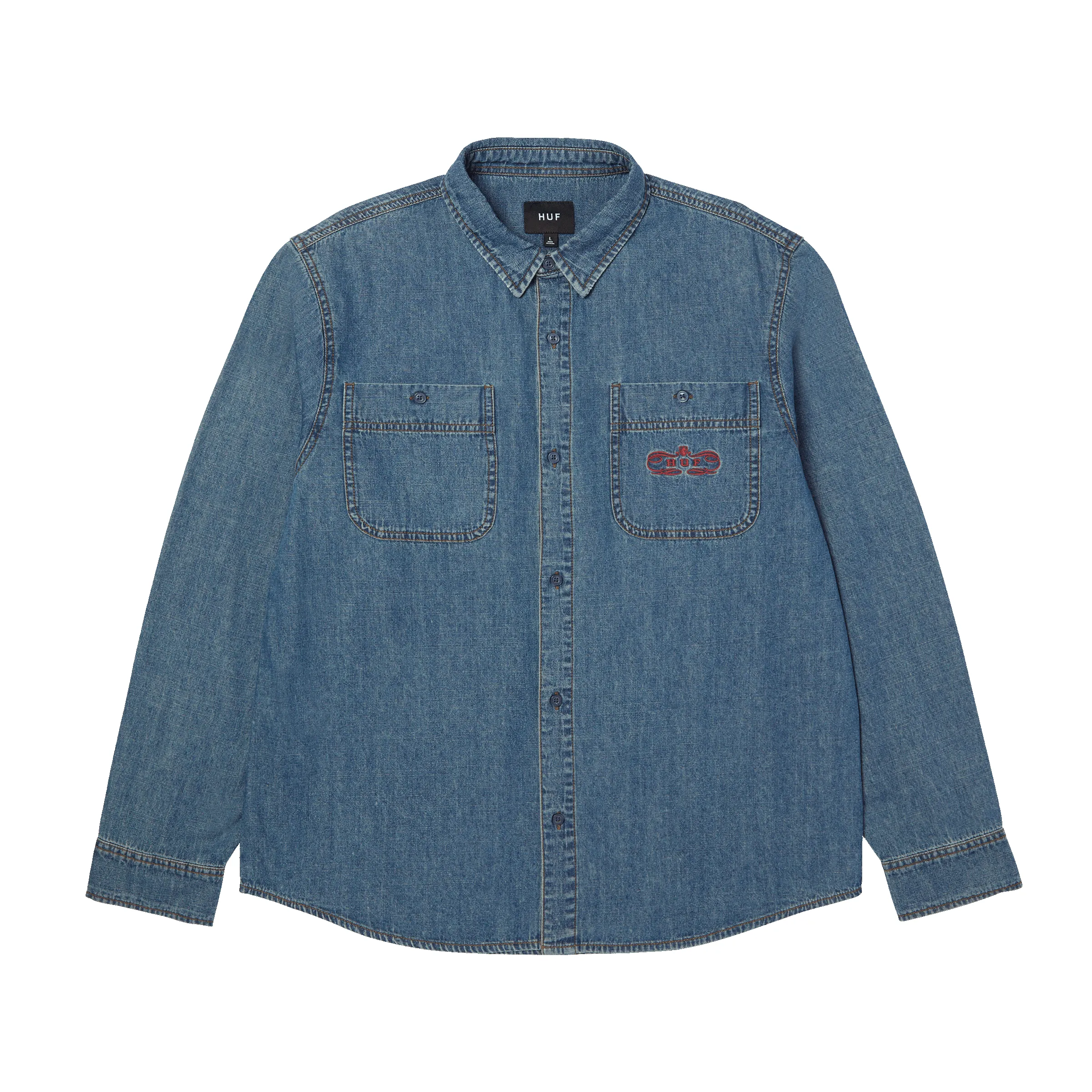 Worldwide Clothiers Denim Shirt sold by HUF
