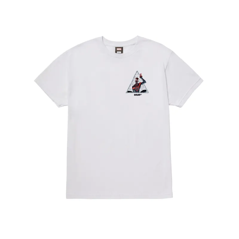 HUF x Spider-Man Universe Miles Triple Triangle T-Shirt sold by HUF