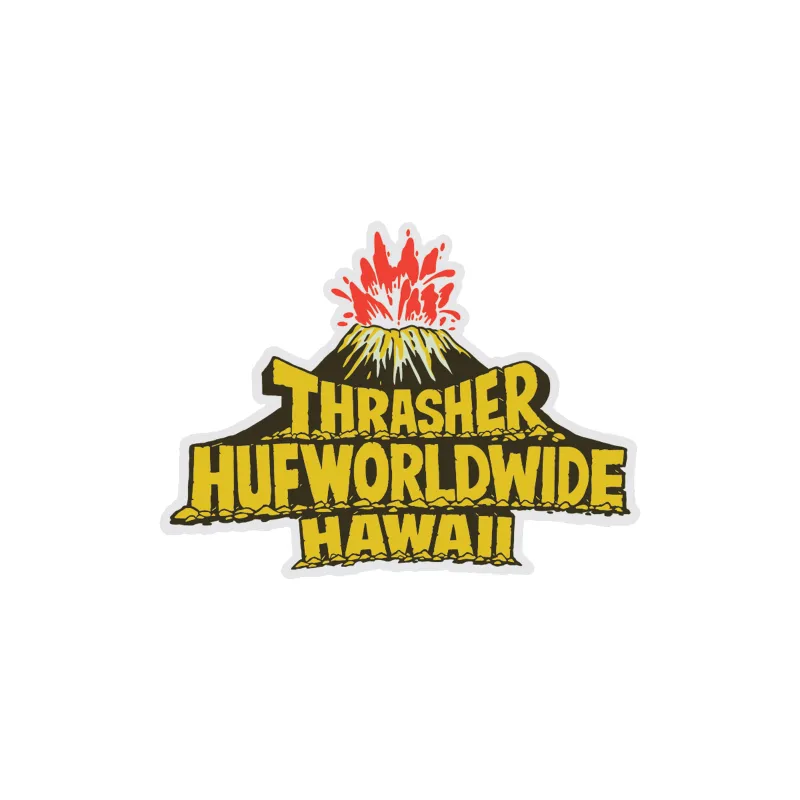 HUF x Thrasher Meltdown Sticker sold by HUF