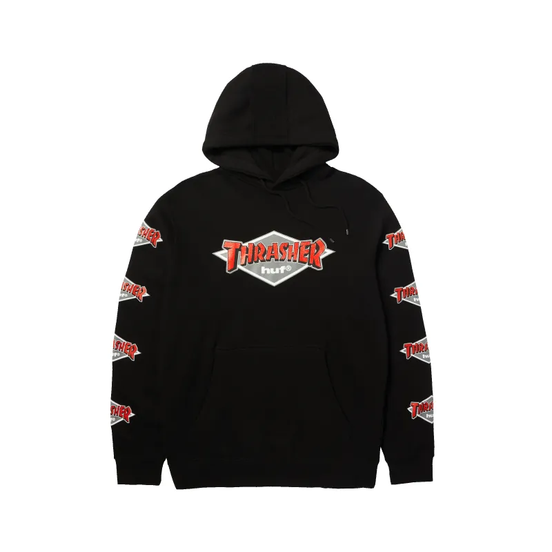 HUF x Thrasher Logo Hoodie sold by HUF