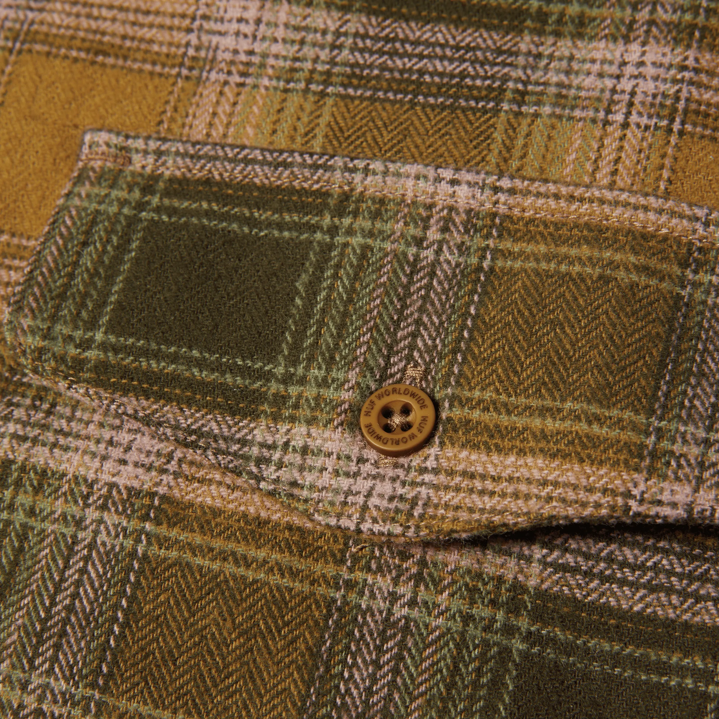 Hanover Long Sleeve Flannel Shirt sold by HUF product image thumbnail 4