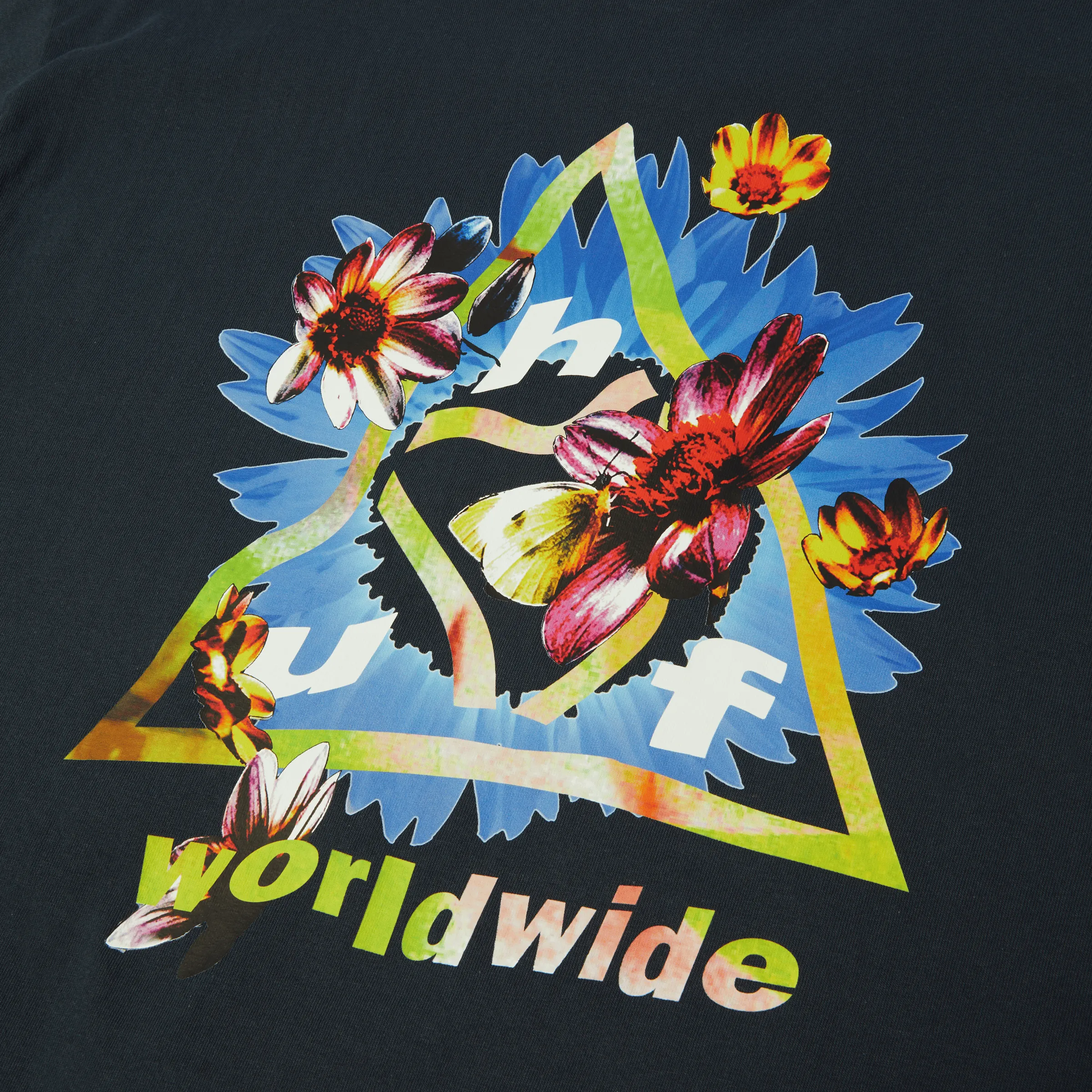 Come Down Triple Triangle T-Shirt sold by HUF product image thumbnail 3