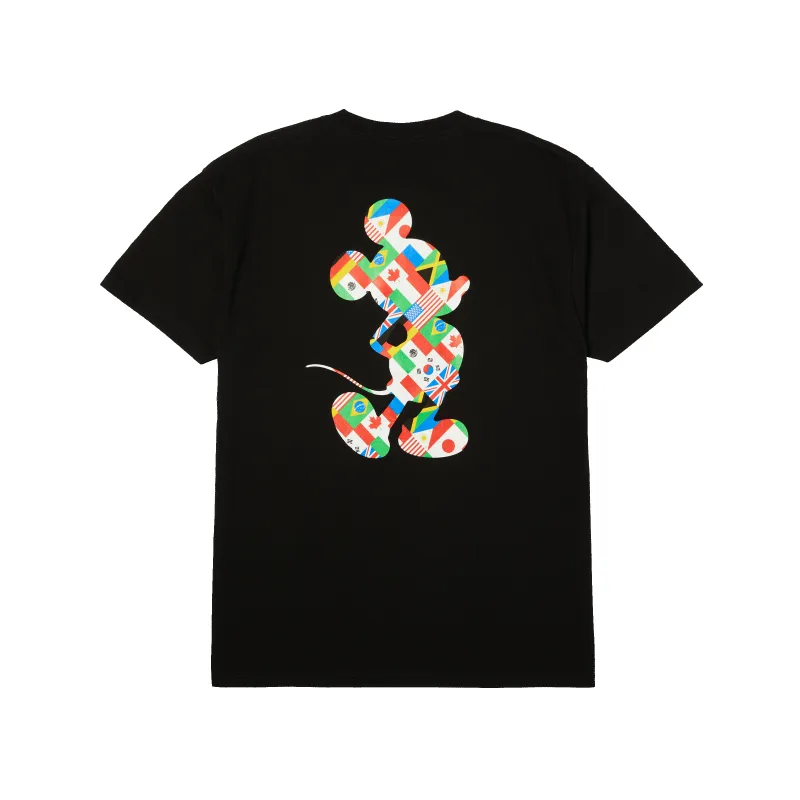Disney | HUF Mickey World Tour Silhouette T-Shirt sold by HUF