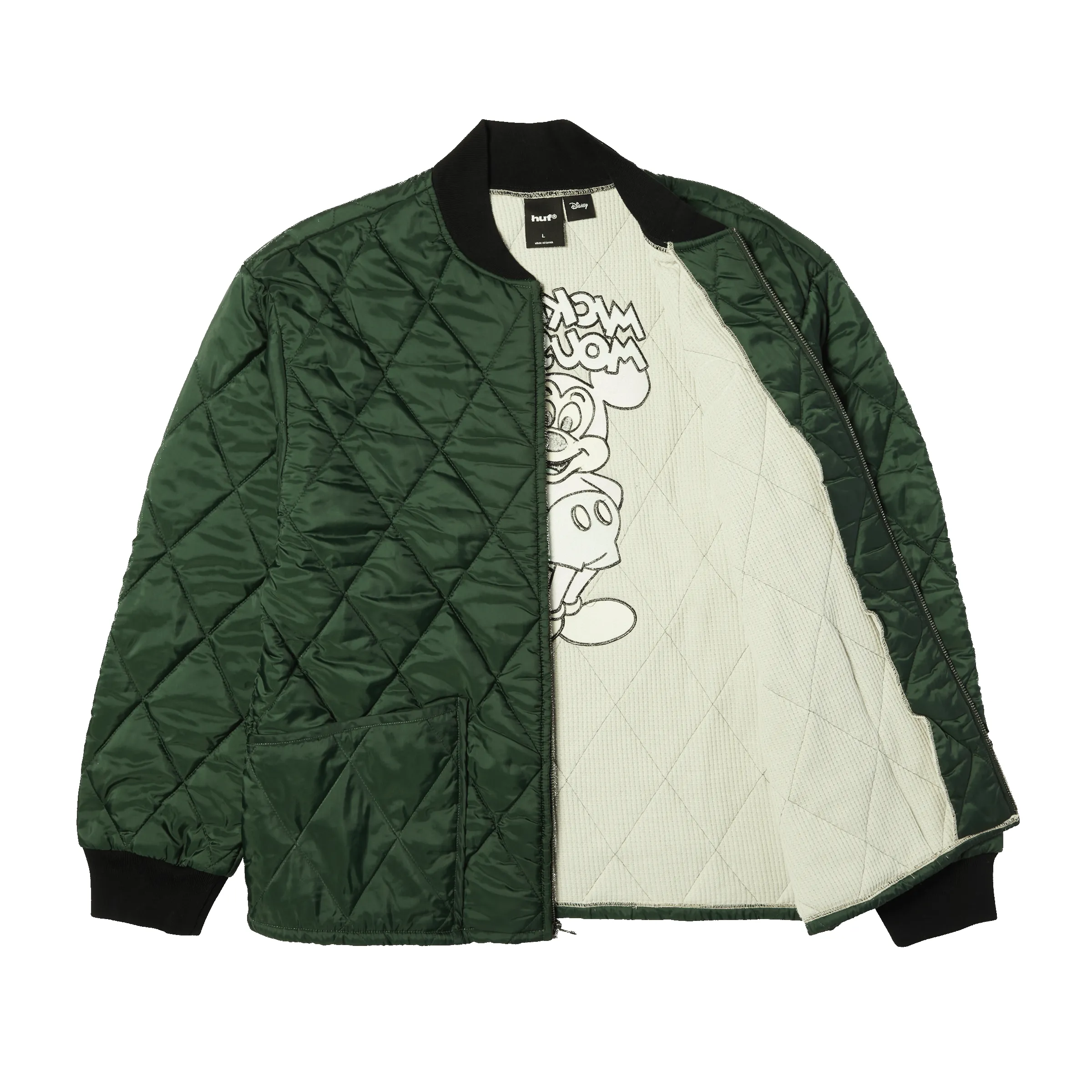 Disney | HUF Mickey Quilted Work Jacket sold by HUF product image thumbnail 3