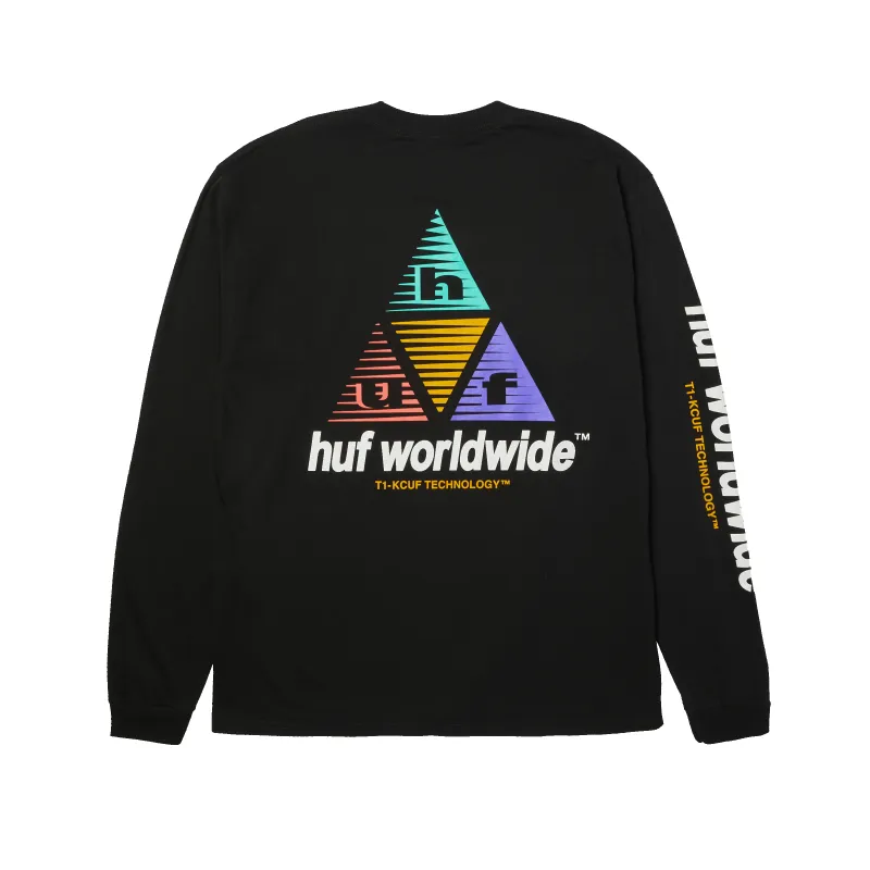Prism Logo Sportif Long Sleeve T-Shirt sold by HUF