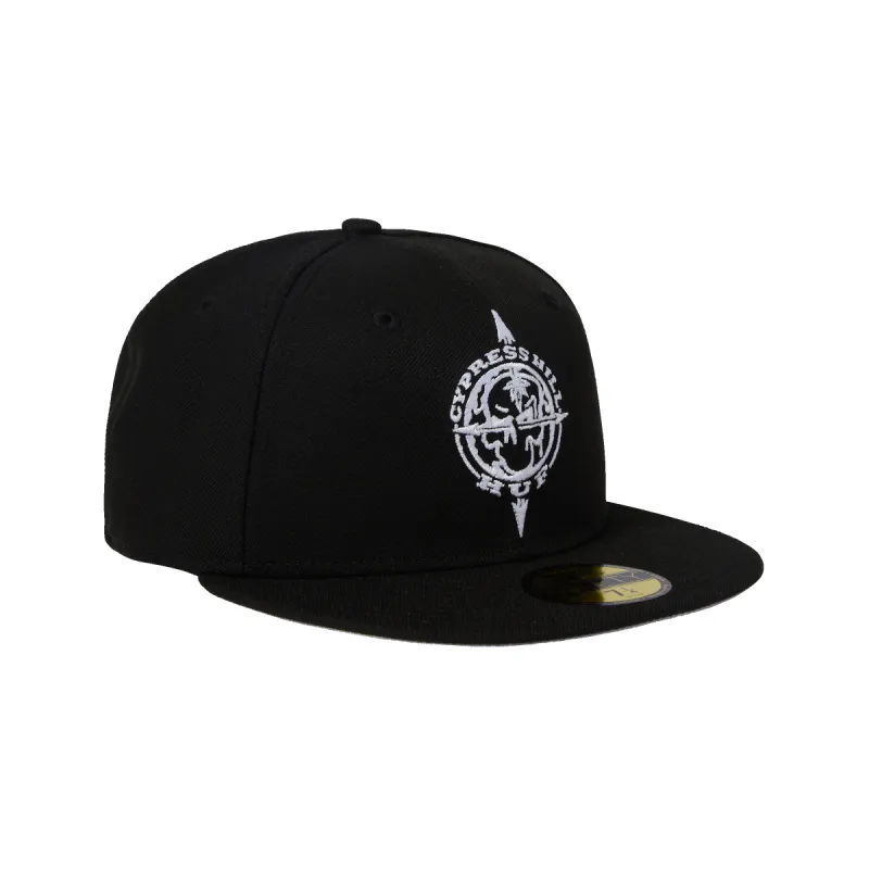 HUF x Cypress Hill Compass Logo New Era Hat sold by HUF