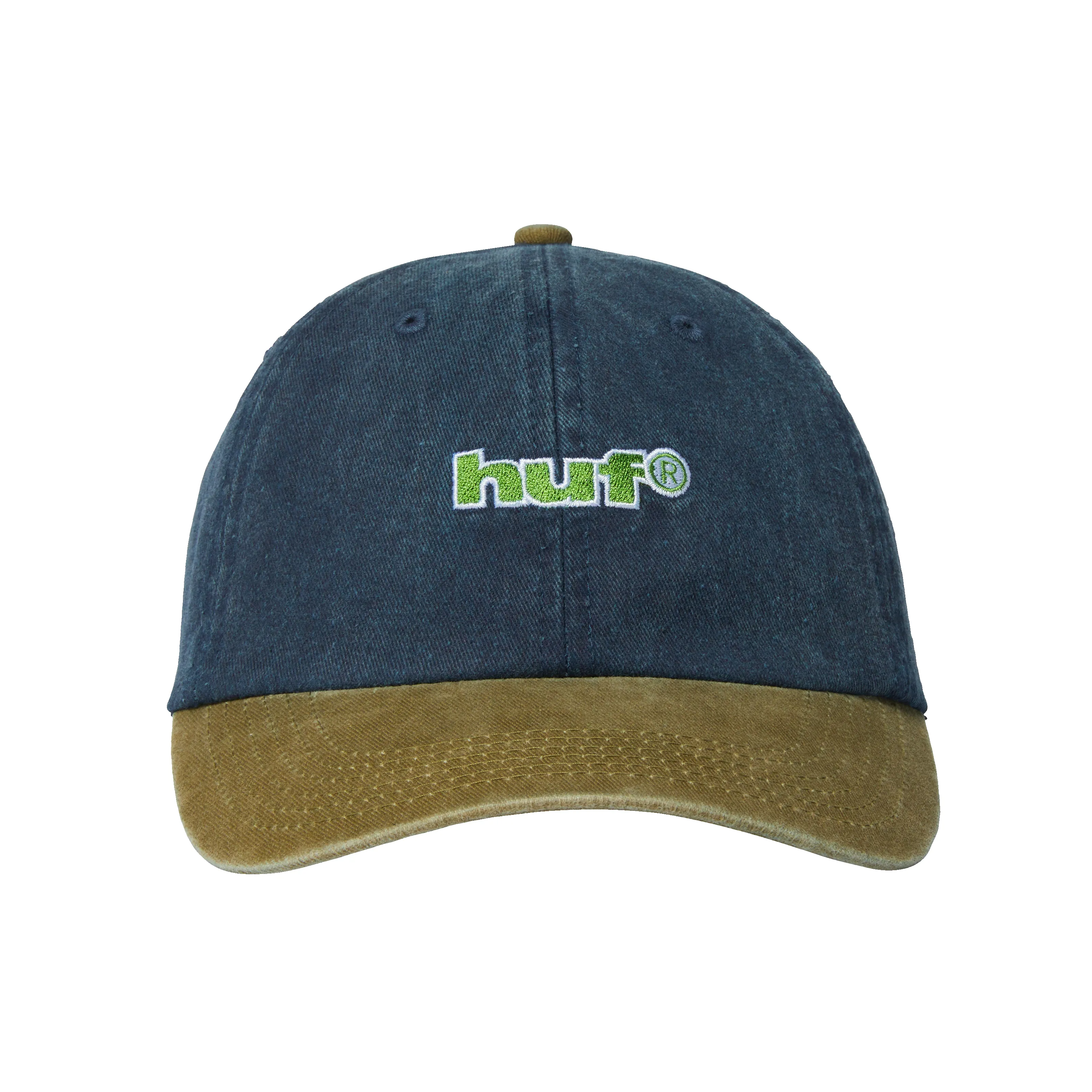 Two Tone 89 Washed 6-Panel Strapback Hat sold by HUF product image thumbnail 5