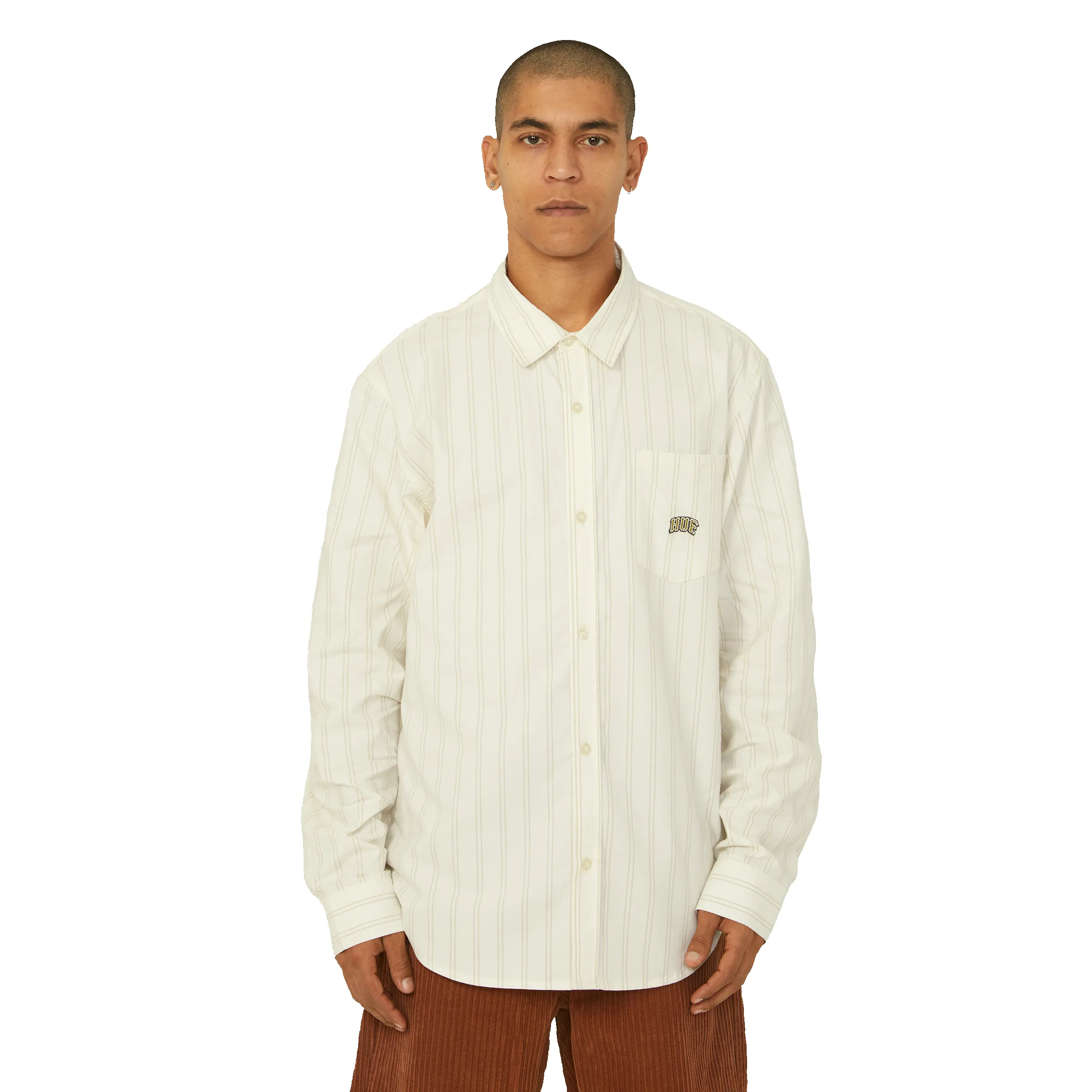 Classic Arch Long Sleeve Oxford Shirt sold by HUF product image thumbnail 5