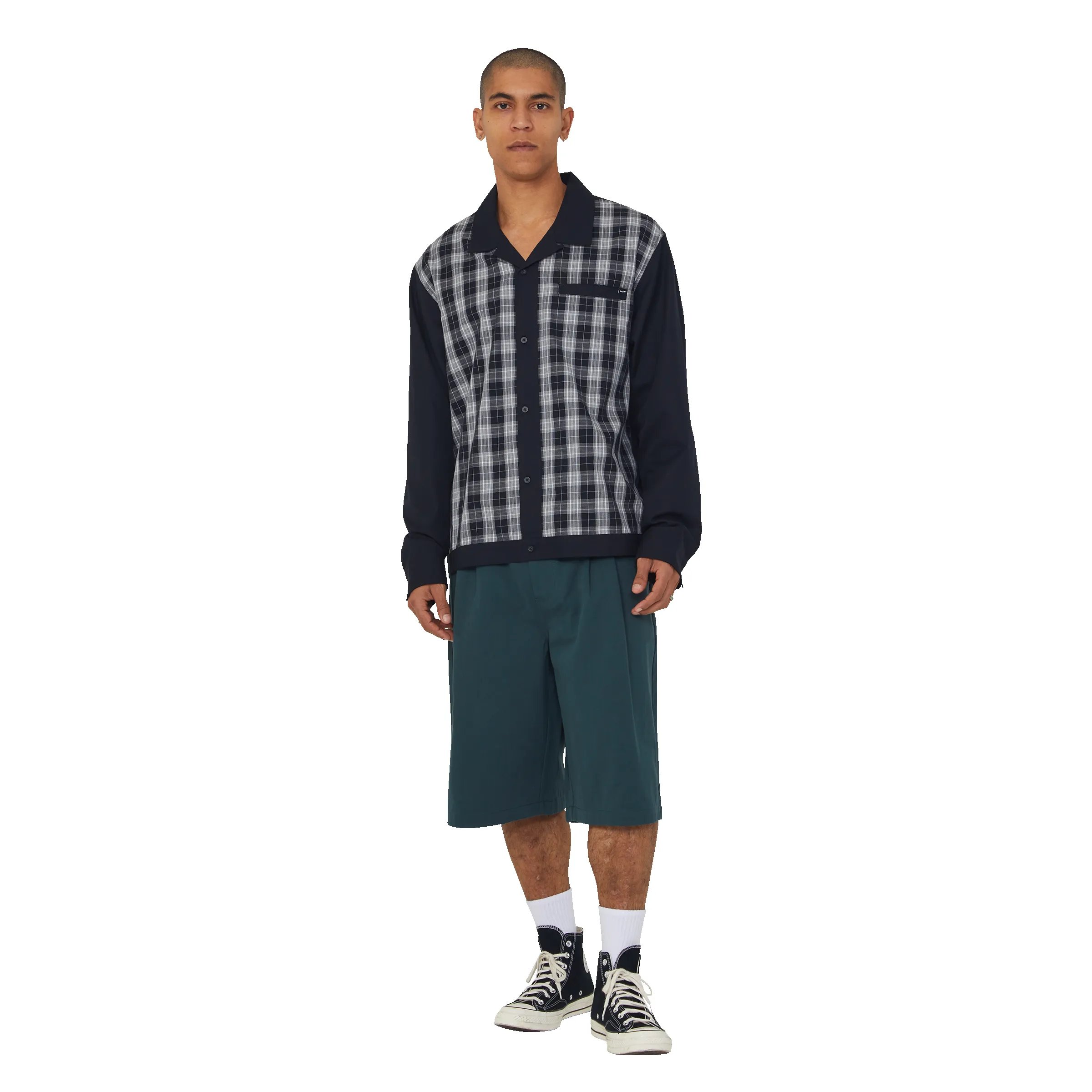 Coolidge Plaid Long Sleeve T-Shirt Shirt sold by HUF product image thumbnail 4