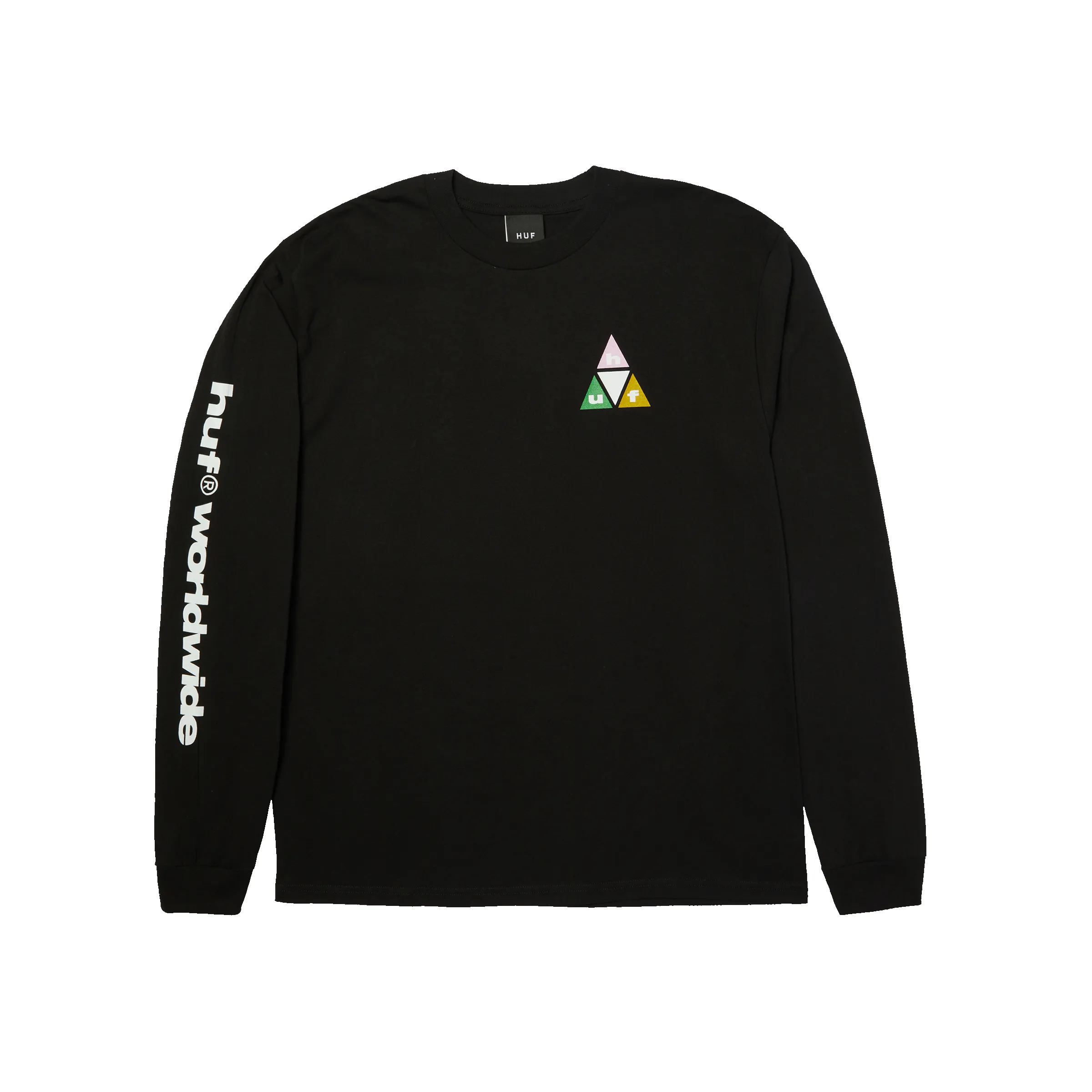 Prism Triple Triangle Long Sleeve T-Shirt sold by HUF product image thumbnail 2