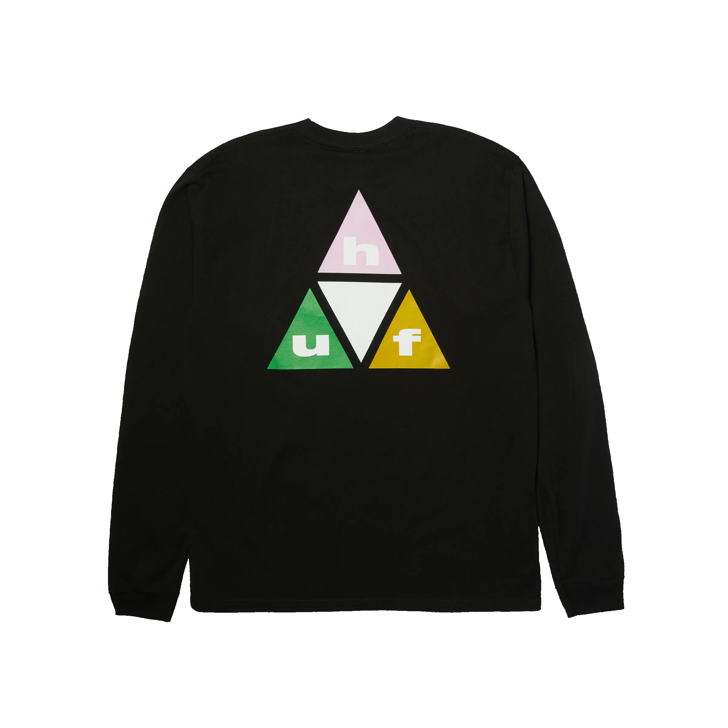 Prism Triple Triangle Long Sleeve T-Shirt sold by HUF product image thumbnail 3