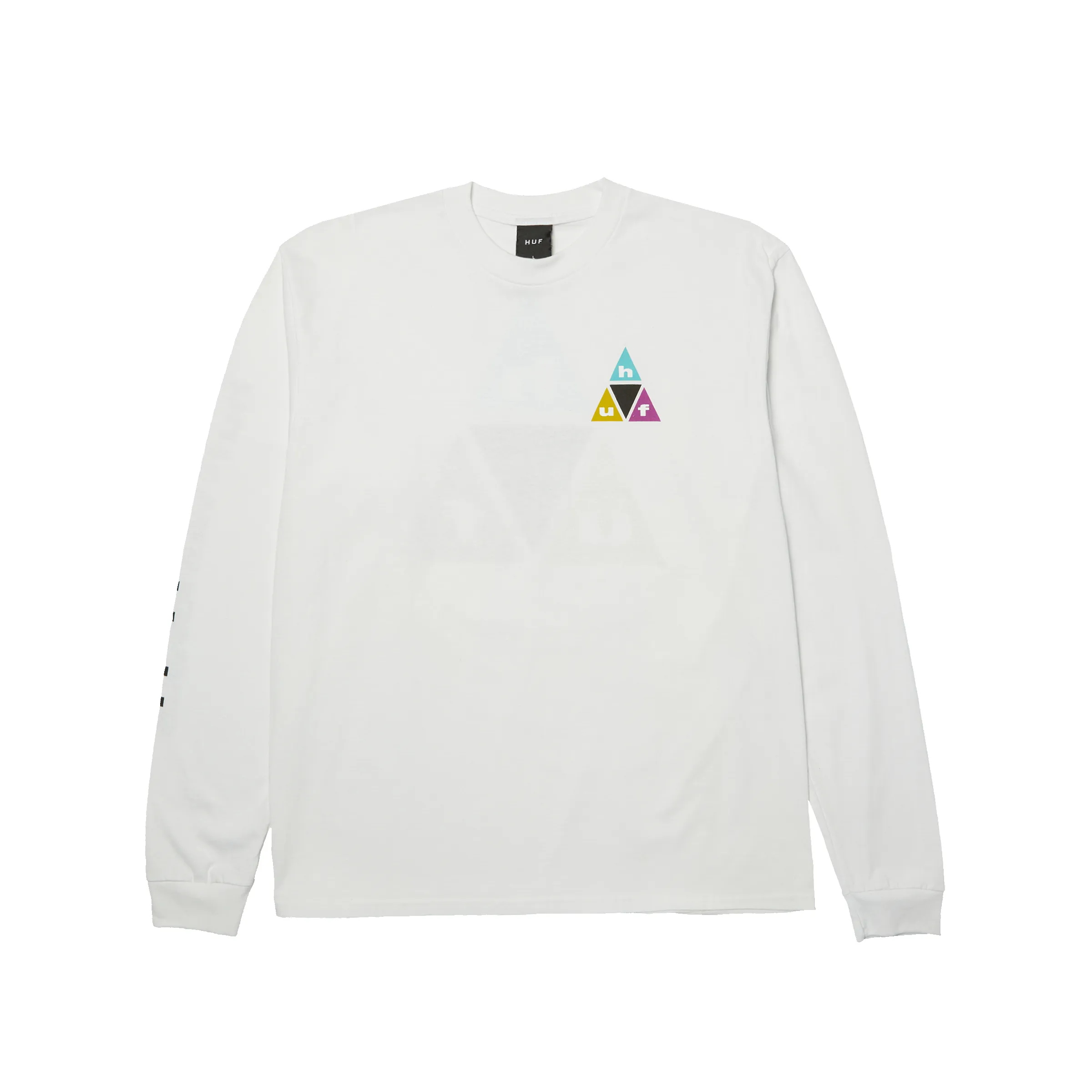 Prism Triple Triangle Long Sleeve T-Shirt sold by HUF product image thumbnail 5