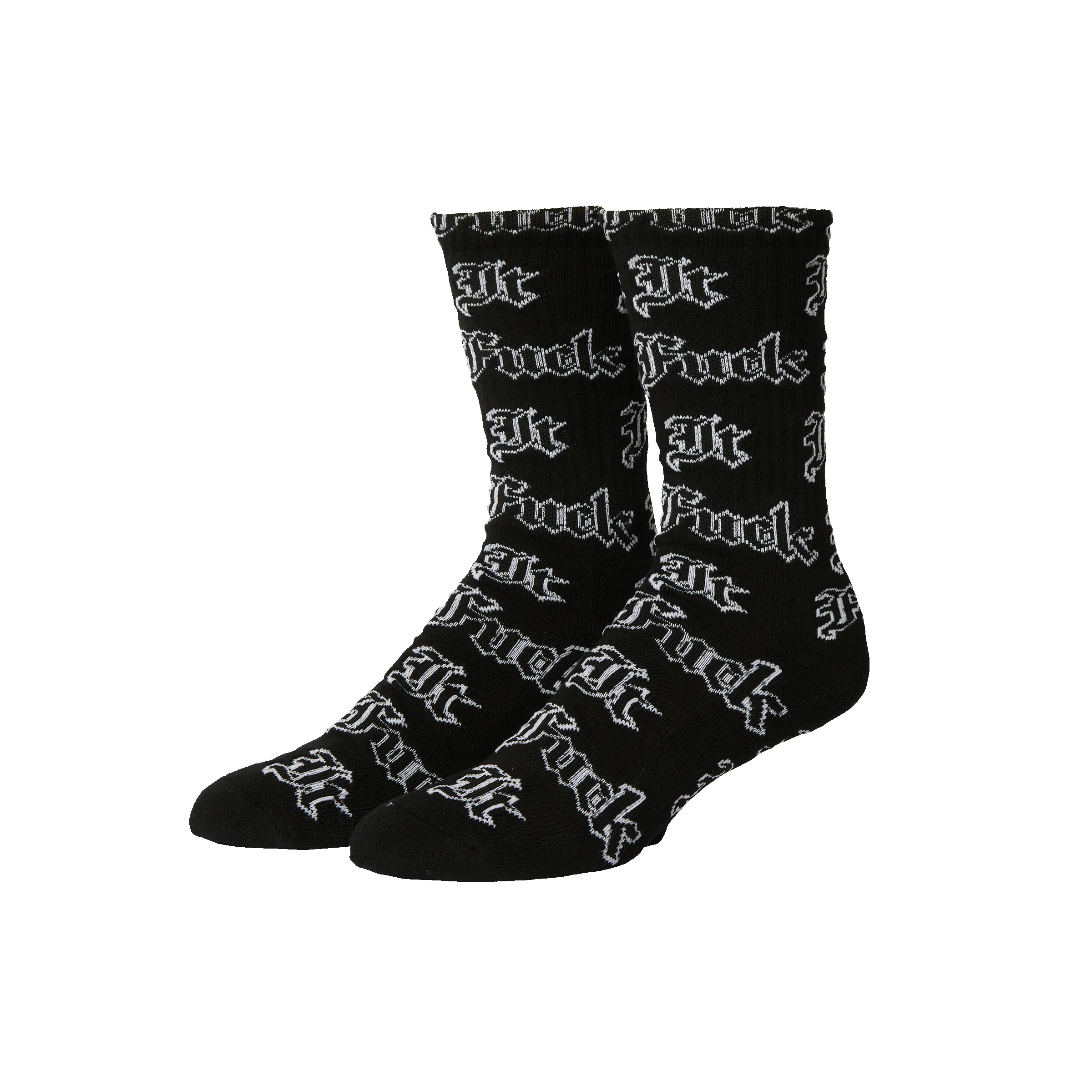Fuck It Old English Sock sold by HUF