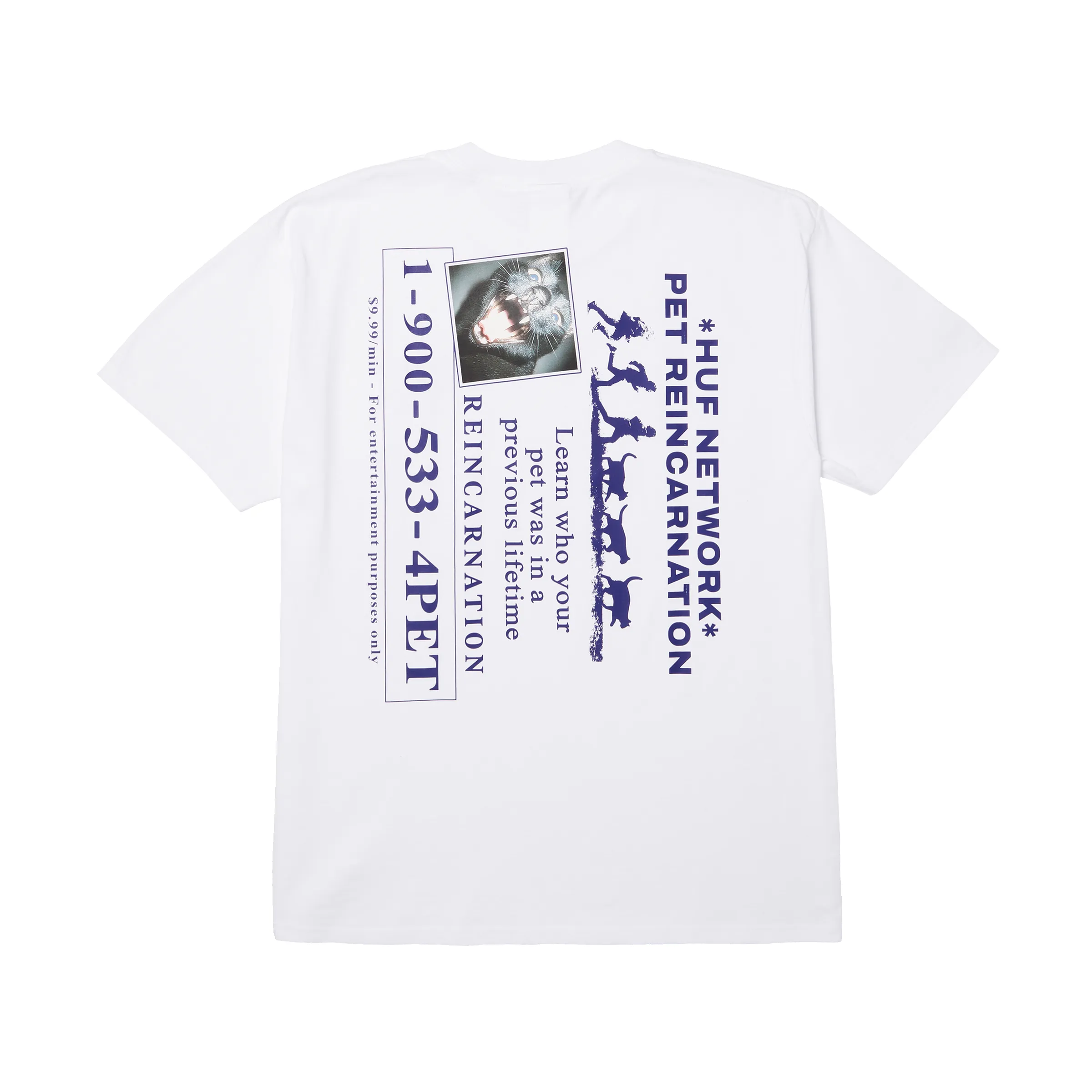 Pet Reincarnation T-Shirt sold by HUF product image thumbnail 2