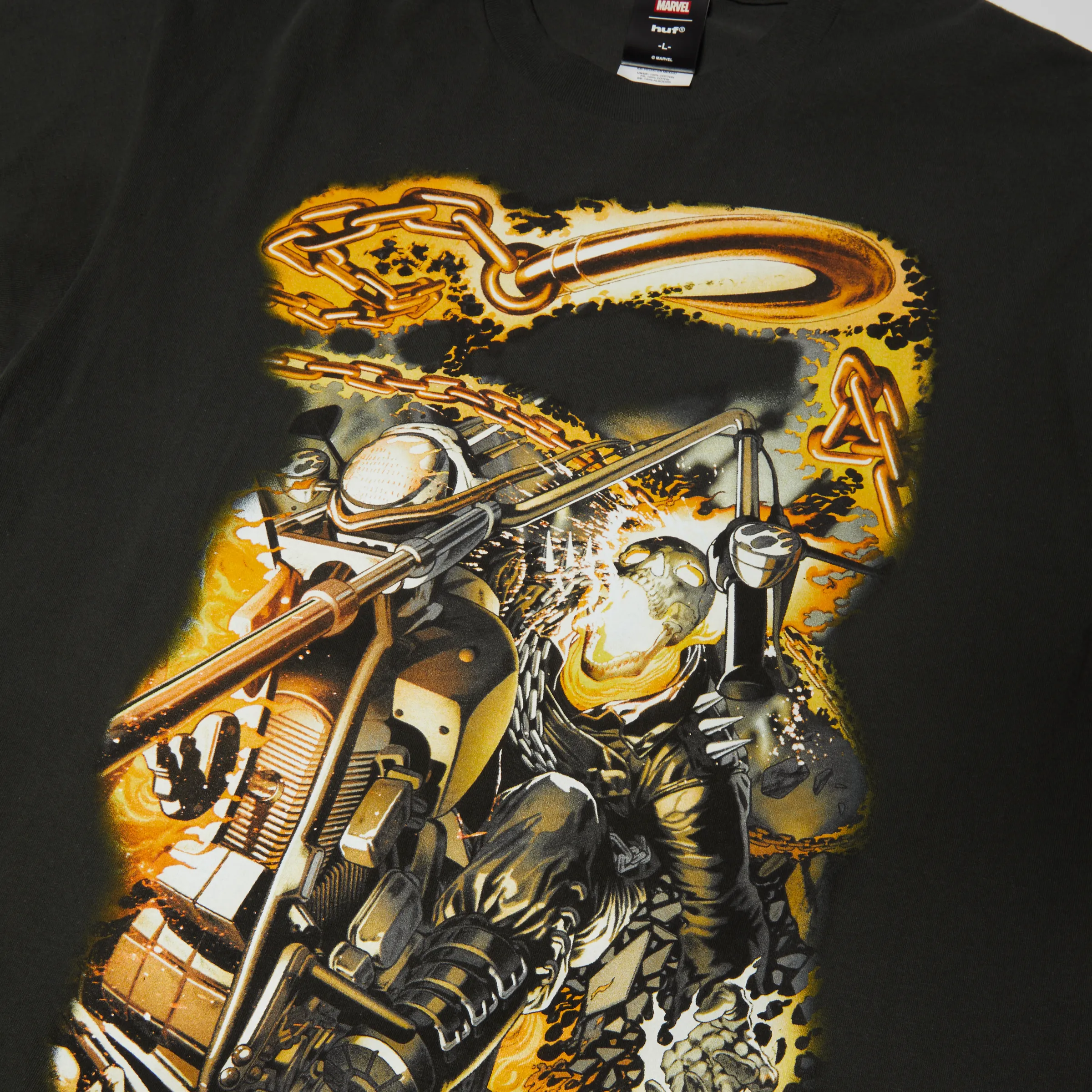 huf x Marvel Ghost Rider Vengeance T-Shirt sold by HUF product image thumbnail 3