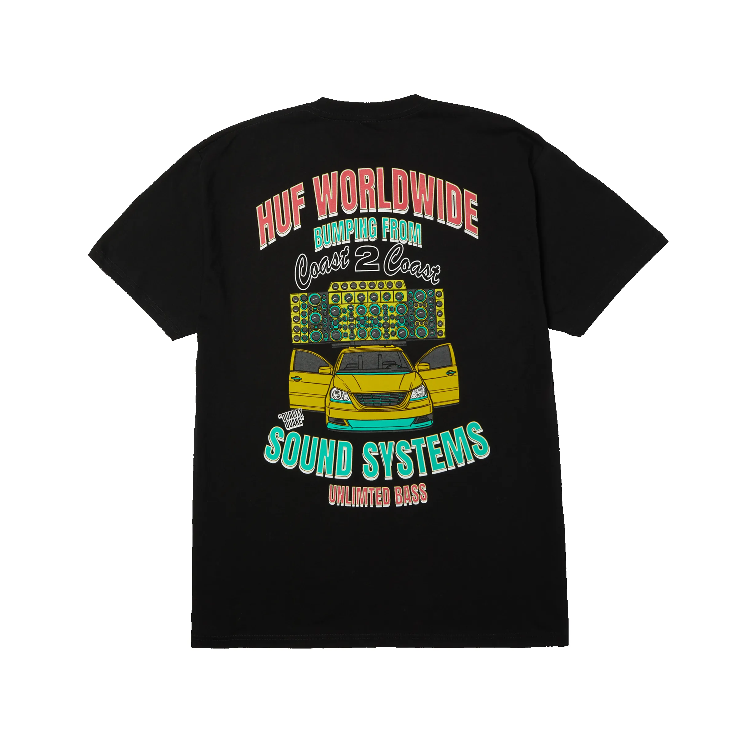 Quality Quake T-Shirt sold by HUF product image thumbnail 2