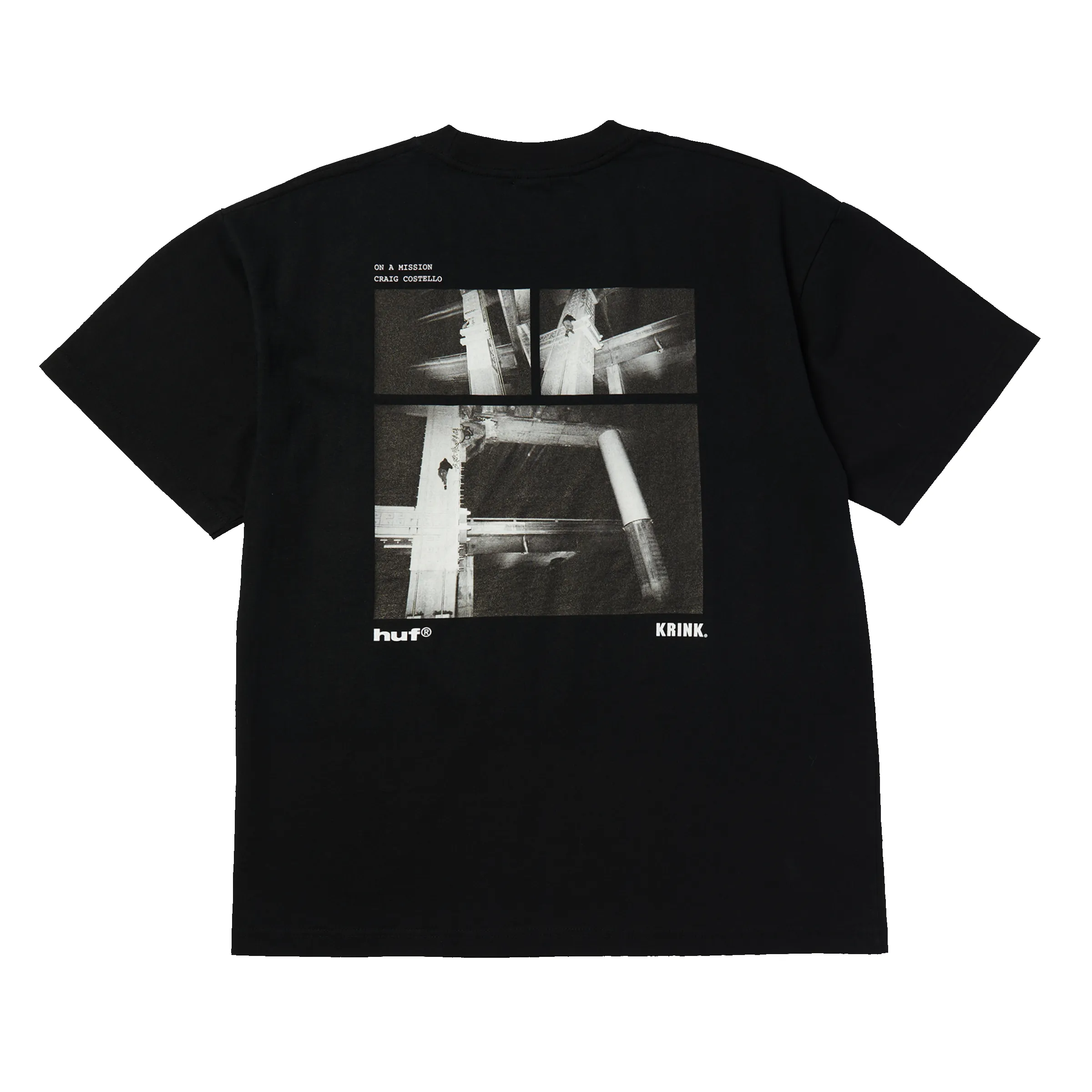 Huf x Krink Night Life T-Shirt sold by HUF product image thumbnail 2