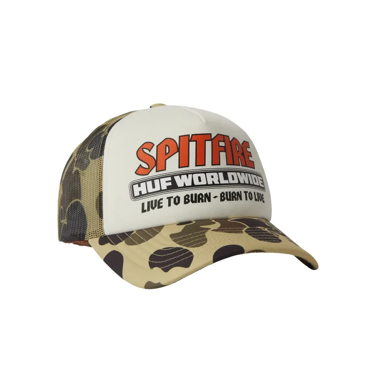 huf x Spitfire Forever Trucker Hat made by HUF