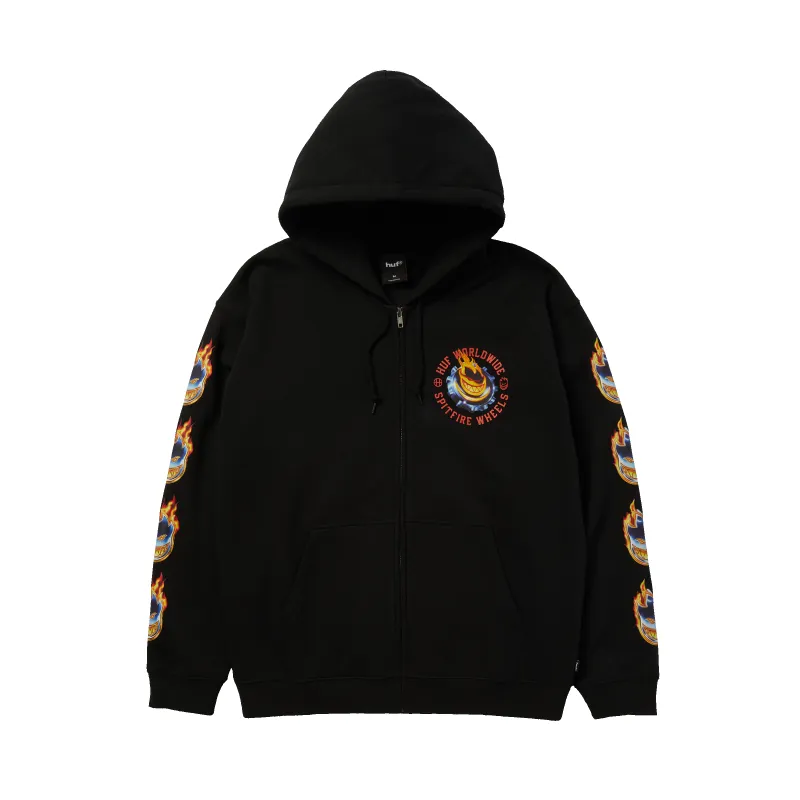 huf x Spitfire Chrome Head Full-Zip Hoodie made by HUF