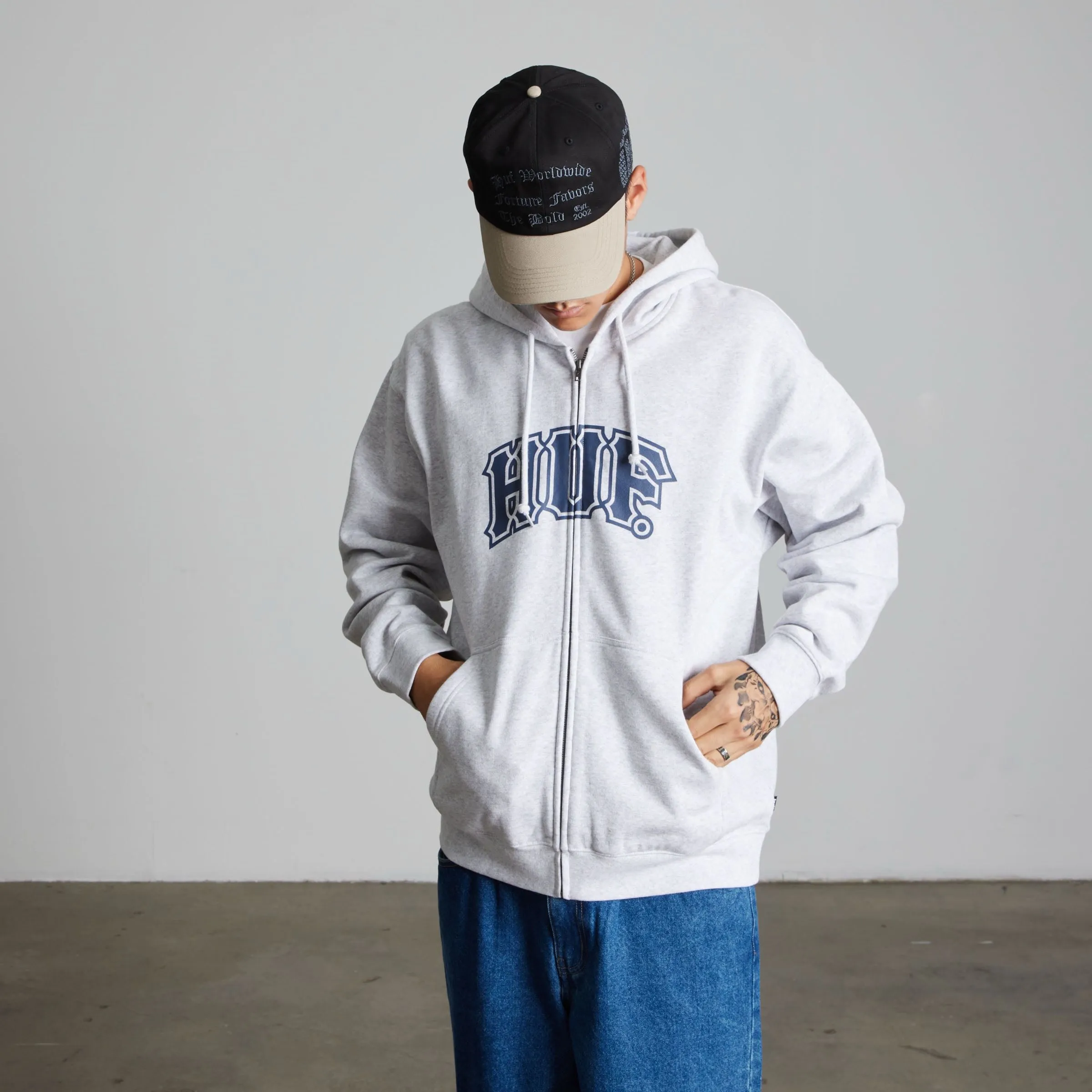 Classic Arch Full-Zip Hoodie sold by HUF product image thumbnail 4