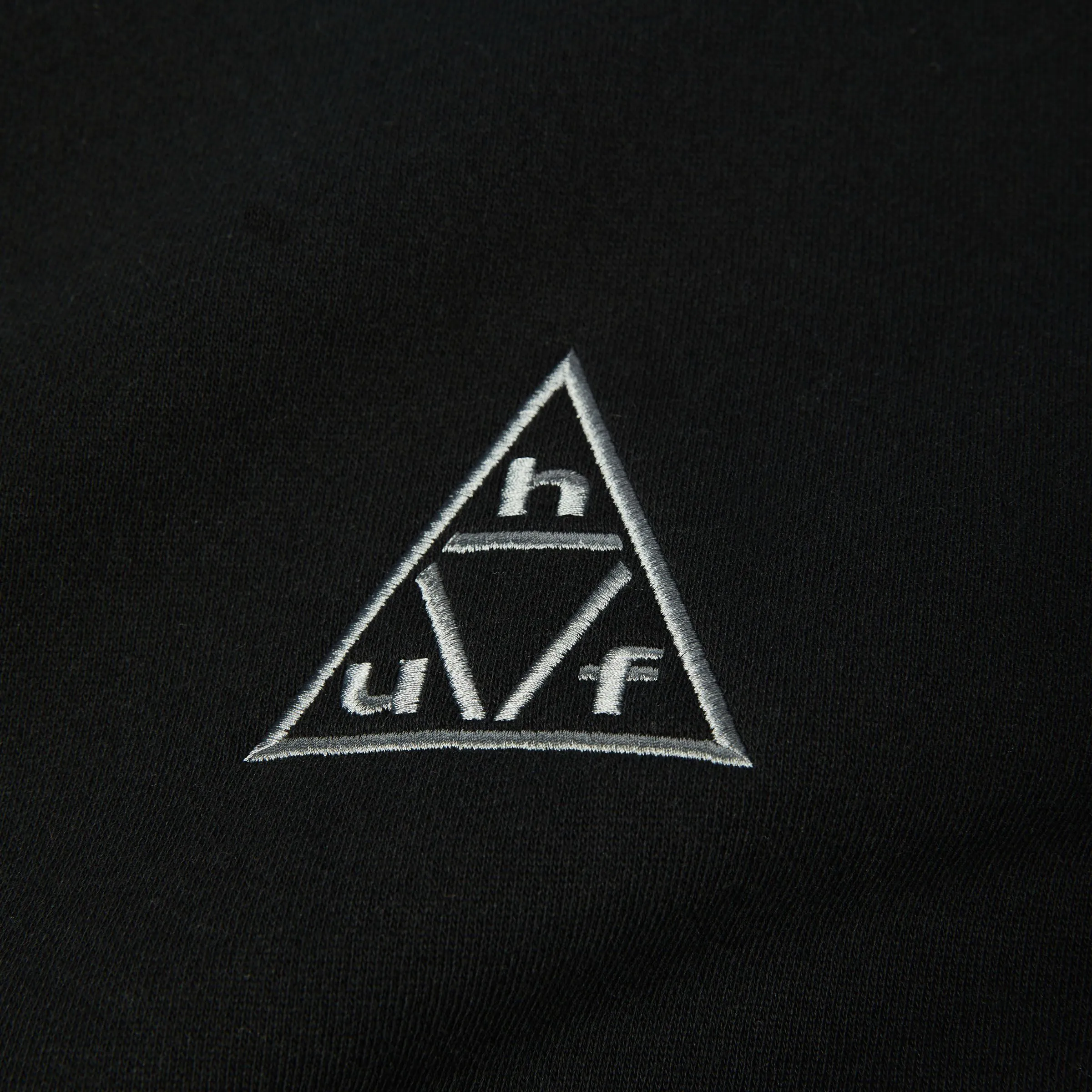 Triple Triangle Embroidered Crewneck Sweatshirt sold by HUF product image thumbnail 3