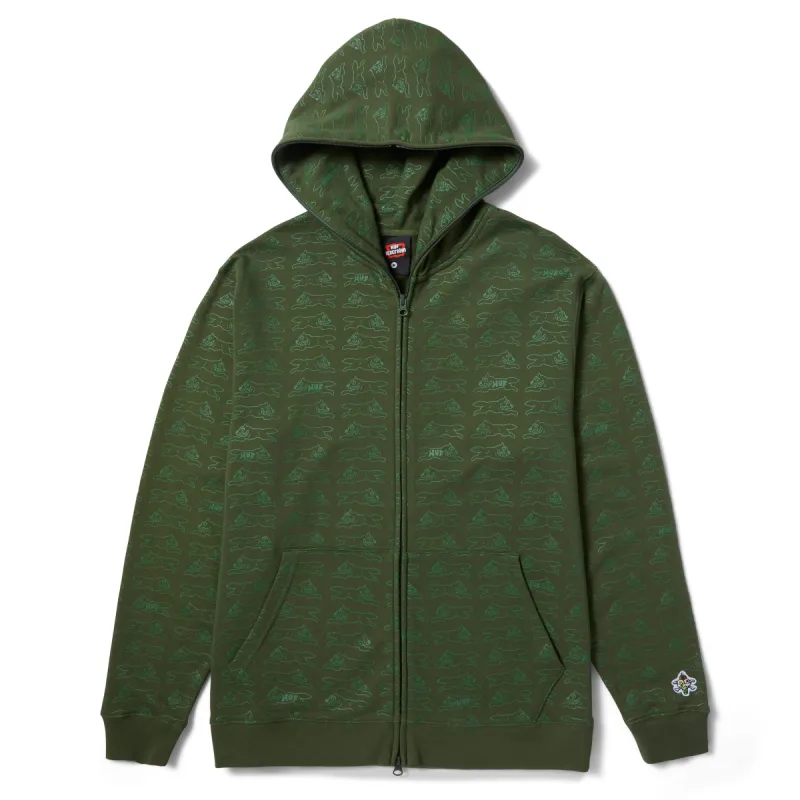 Running Dog Full-Zip Hoodie sold by HUF