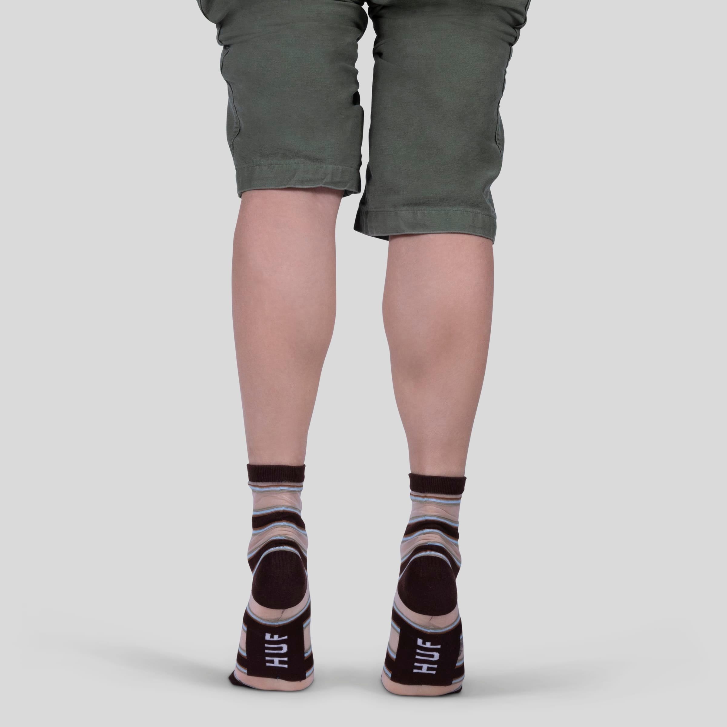 Sheer Multi Stripe 1/4 Sock sold by HUF product image thumbnail 2