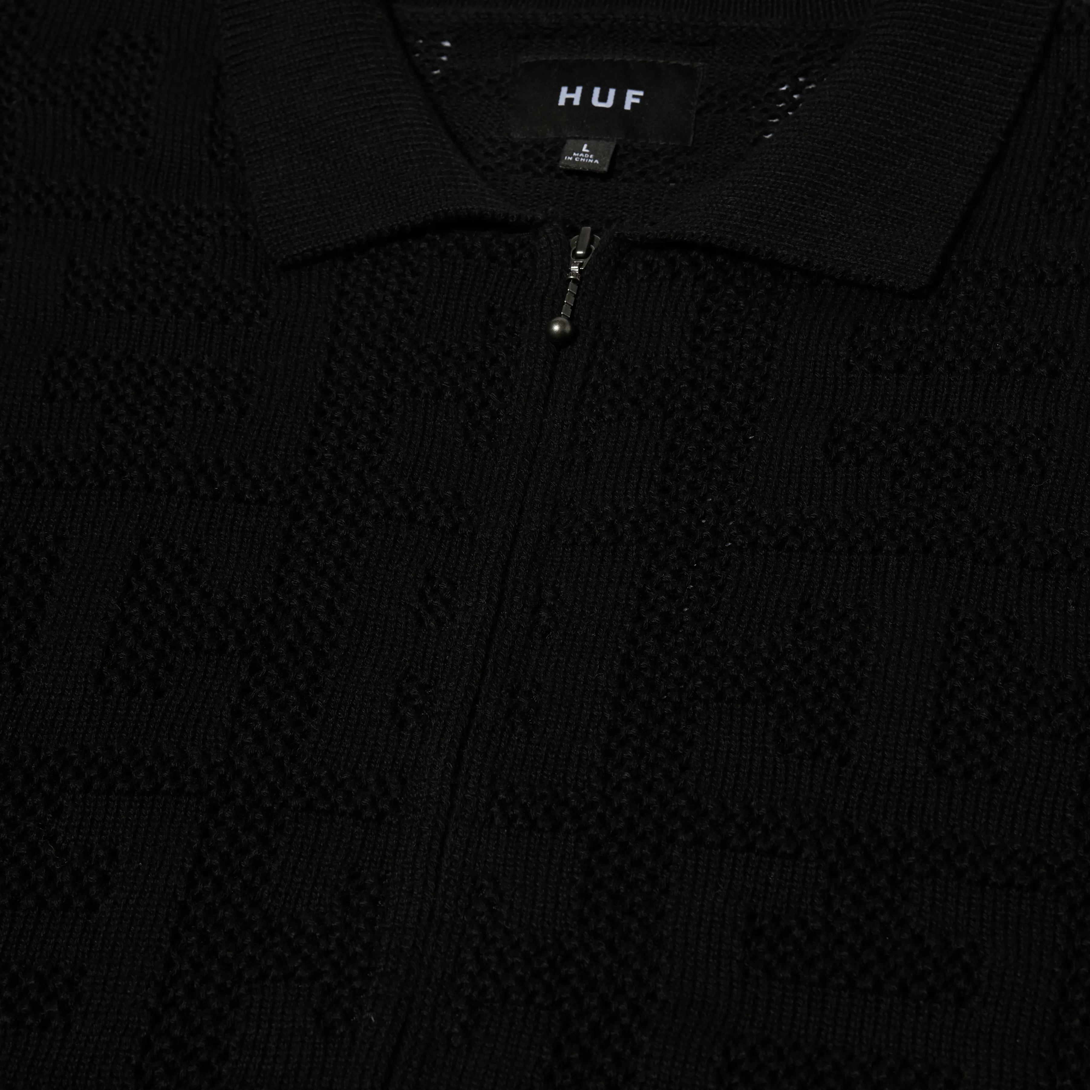 Monogram Jacquard Zip Sweater sold by HUF product image thumbnail 3
