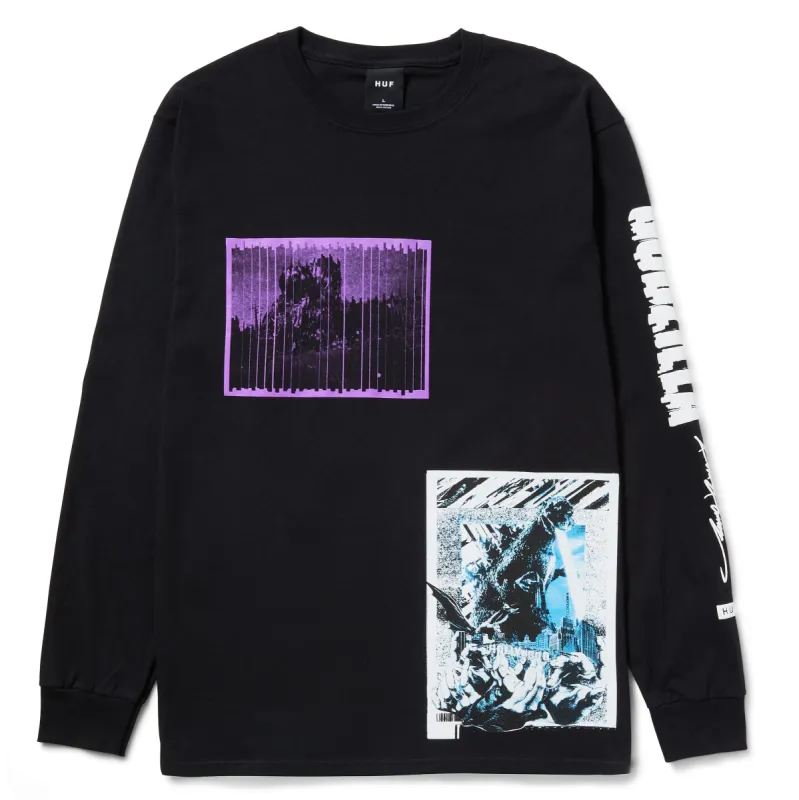 Huf Godzilla Enraged Long Sleeve T-Shirt sold by HUF