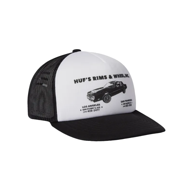 Rim & Wheels Trucker Hat sold by HUF