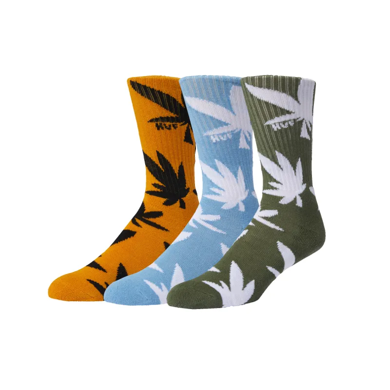 Abstract 3-Pack Plantlife Sock sold by HUF