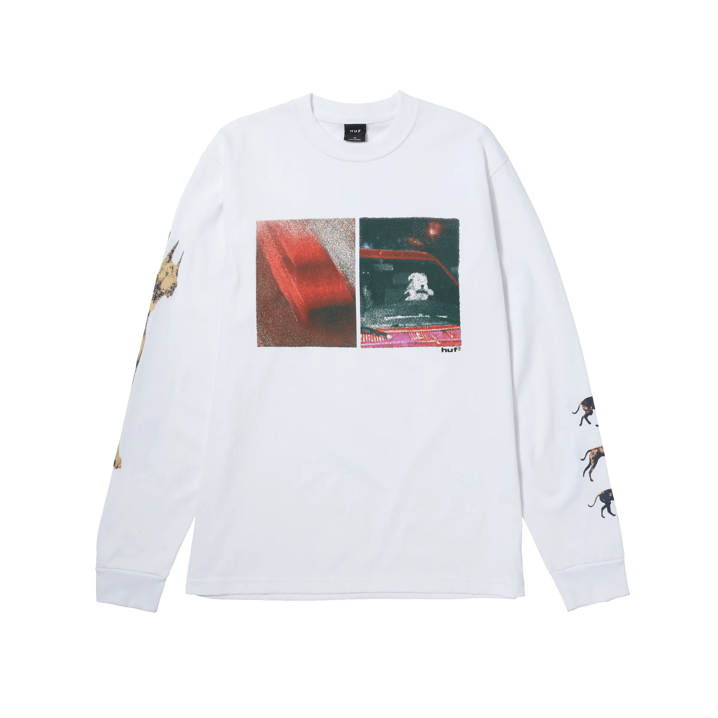 Red Means Go Long Sleeve T-Shirt sold by HUF product image thumbnail 5