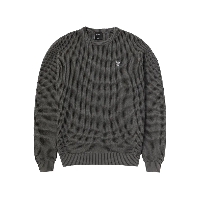 Filmore Waffle Knit Sweater made by HUF