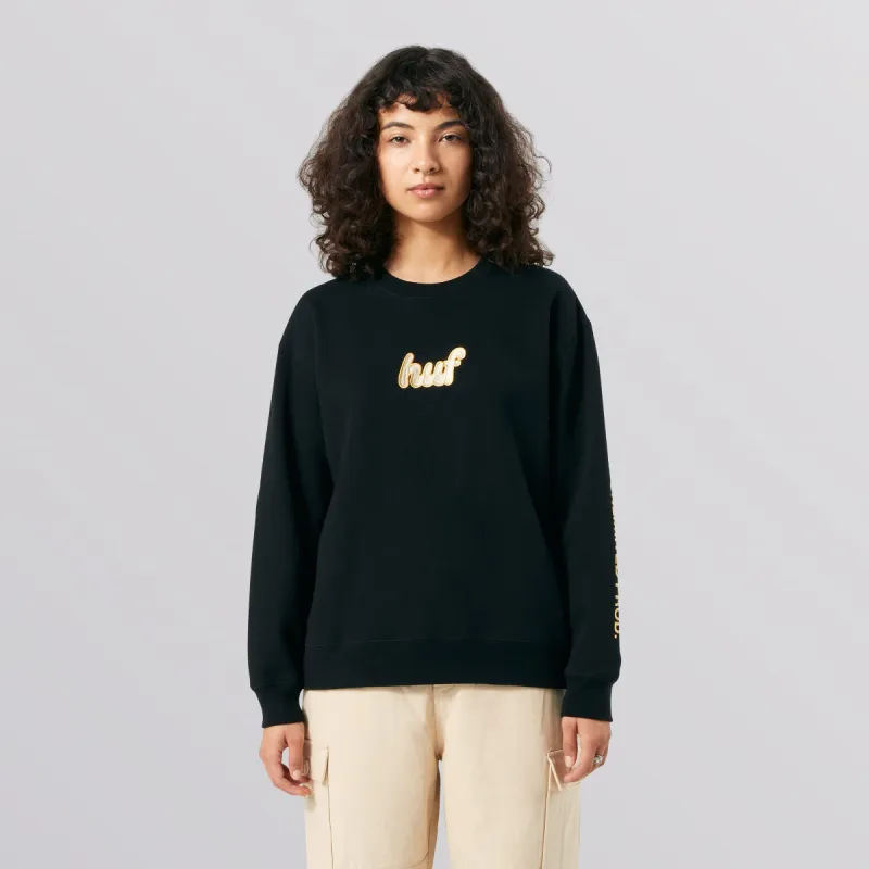Italicized Crewneck Sweatshirt sold by HUF